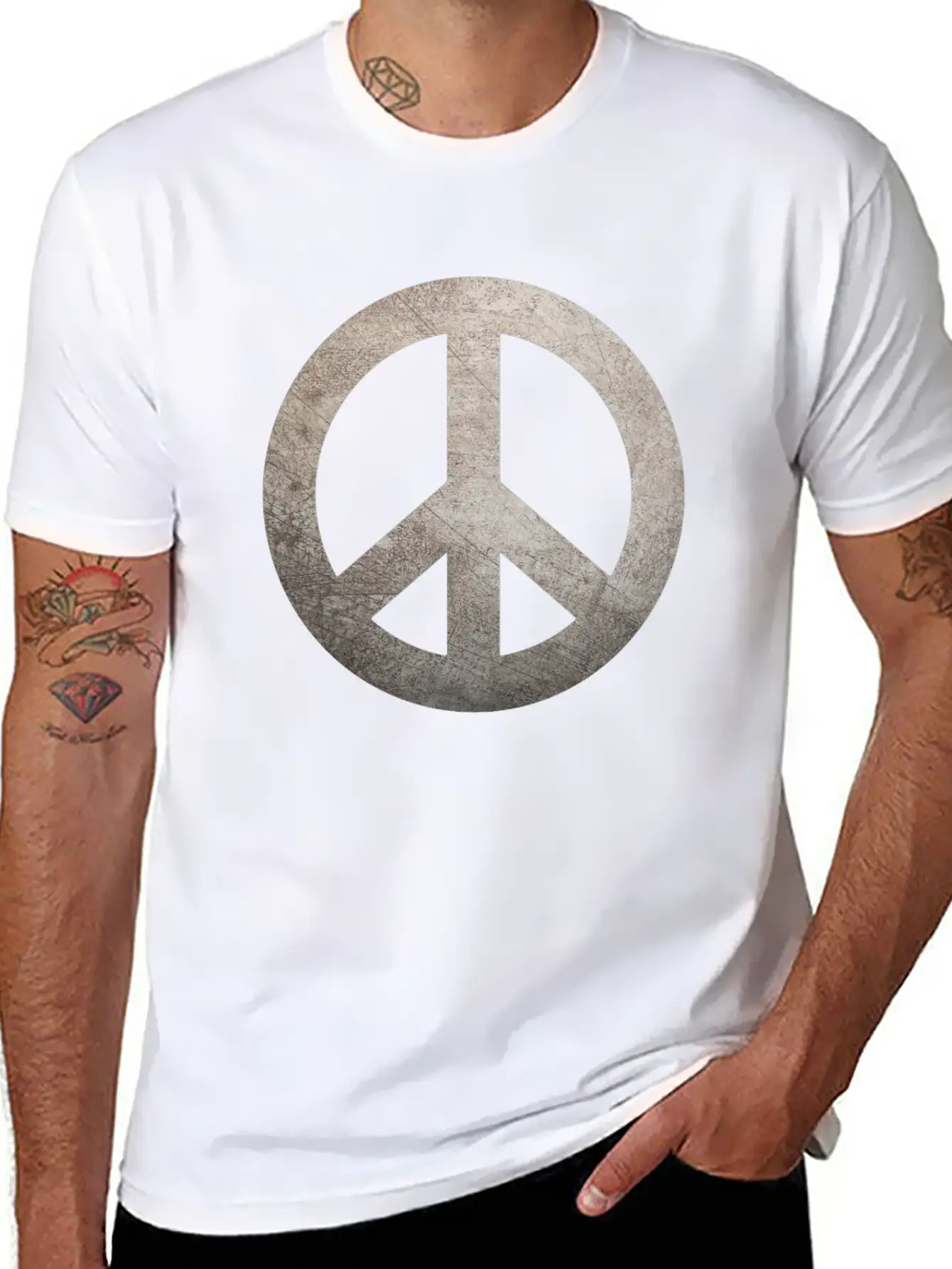 Peace Unisex Casual T-Shirt – Clean Design For Daily Comfort