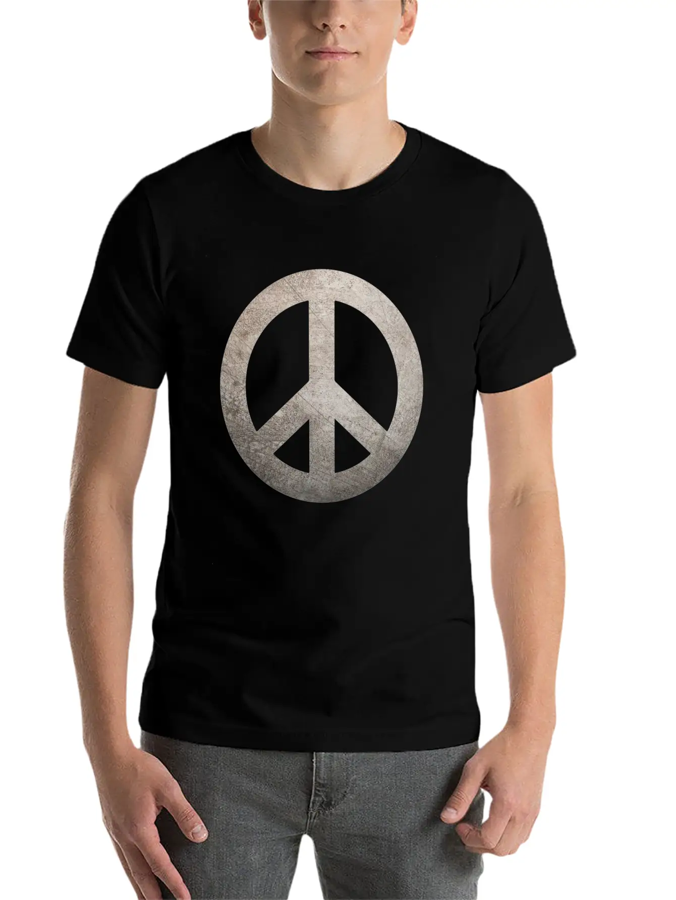 Peace Unisex Casual T-Shirt – Clean Design For Daily Comfort