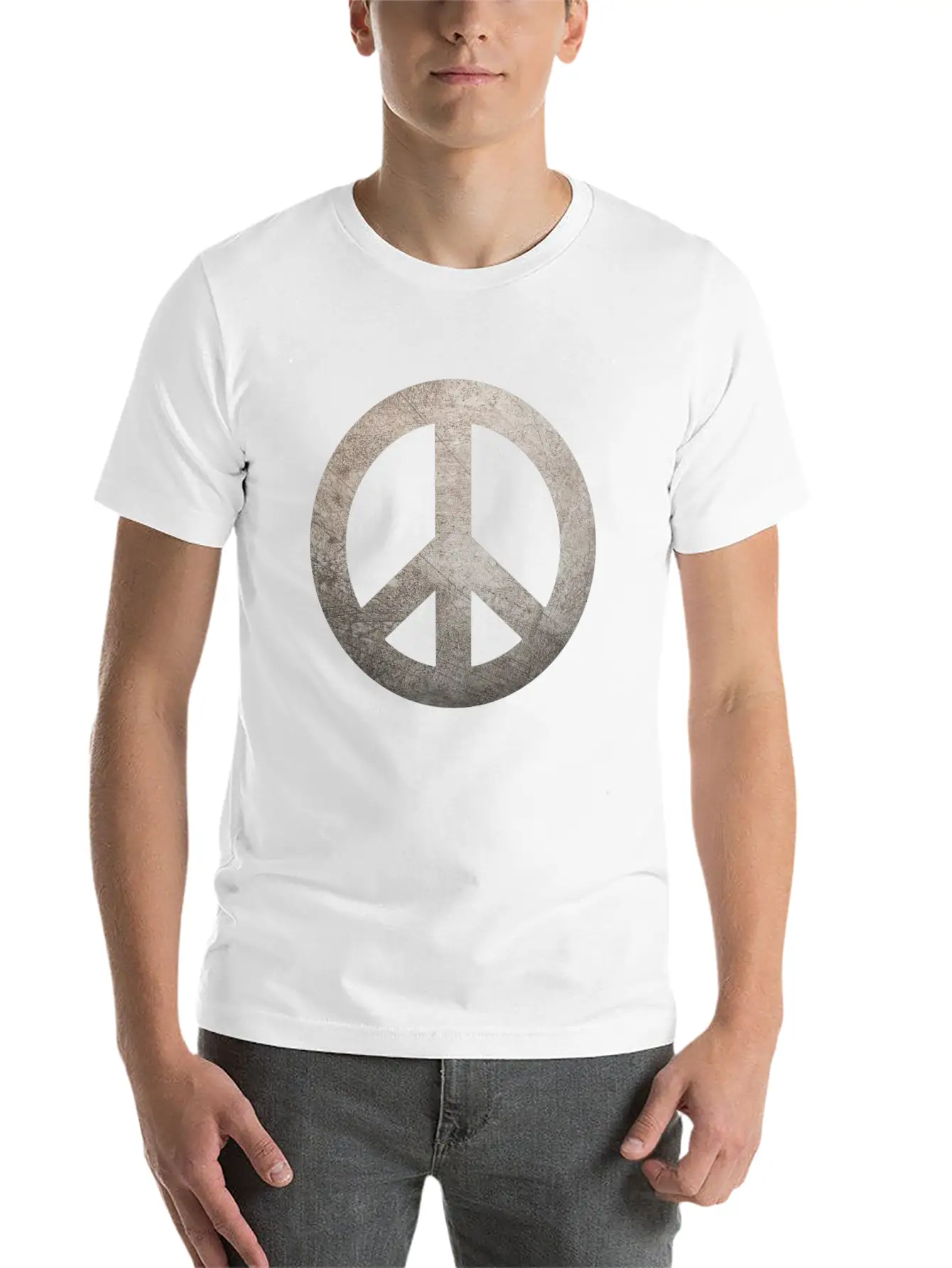 Peace Unisex Casual T-Shirt – Clean Design For Daily Comfort