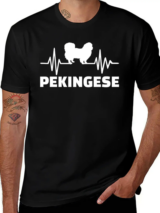 Pekingese Classic Fit Graphic Tee For Daily Comfort – Unisex Cotton Shirt