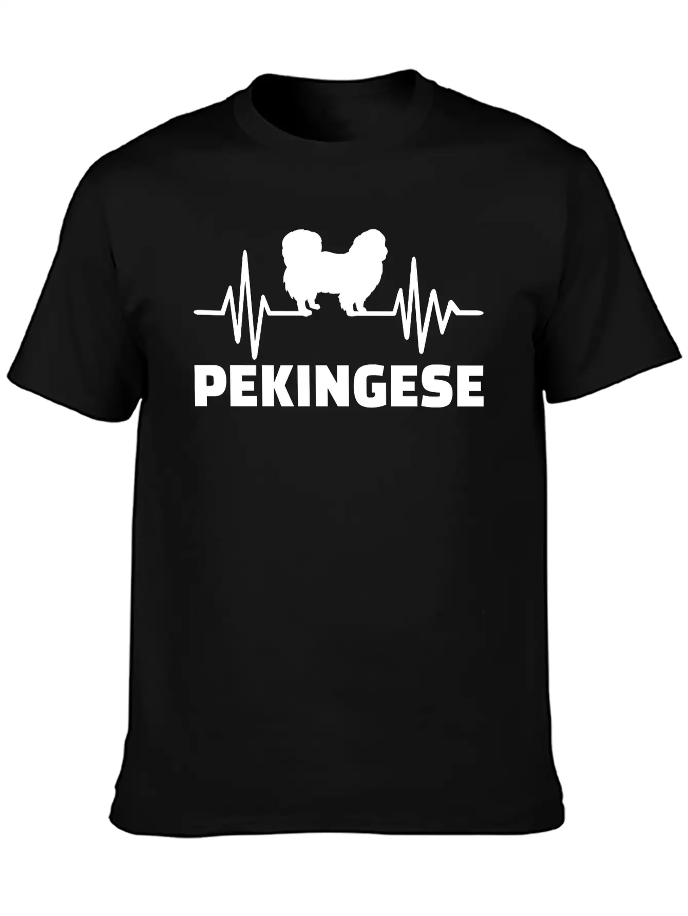 Pekingese Classic Fit Graphic Tee For Daily Comfort – Unisex Cotton Shirt