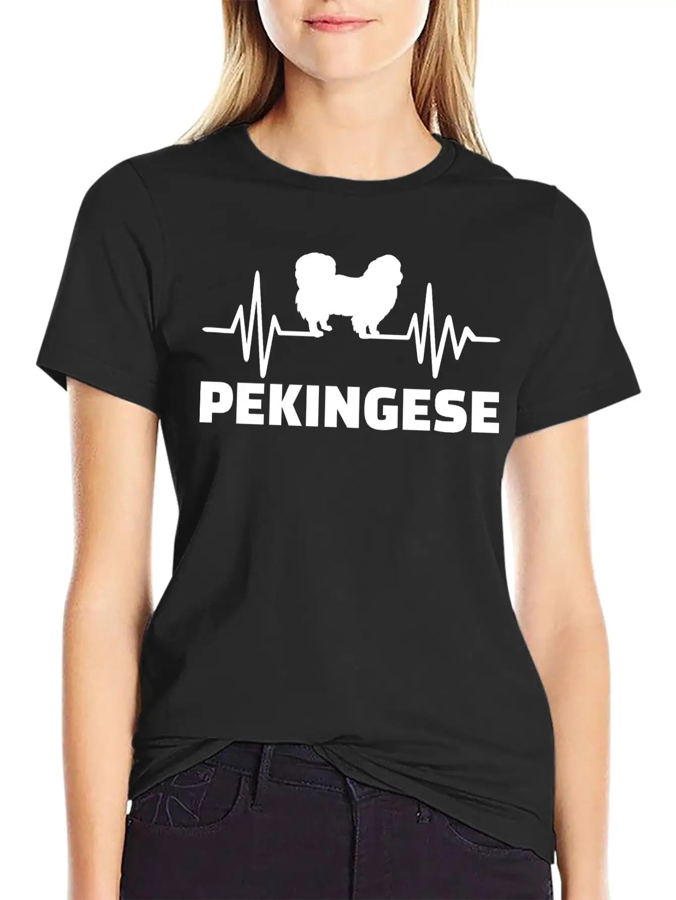Pekingese Classic Fit Graphic Tee For Daily Comfort – Unisex Cotton Shirt