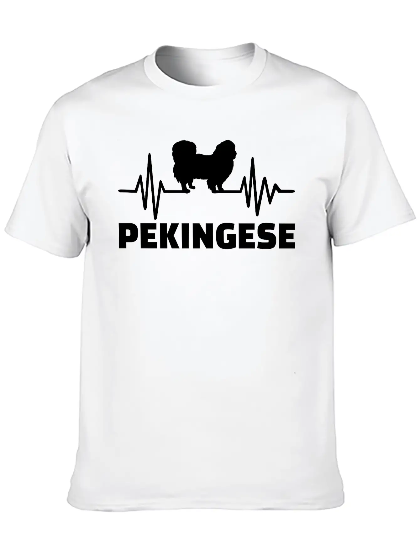 Pekingese Classic Fit Graphic Tee For Daily Comfort – Unisex Cotton Shirt