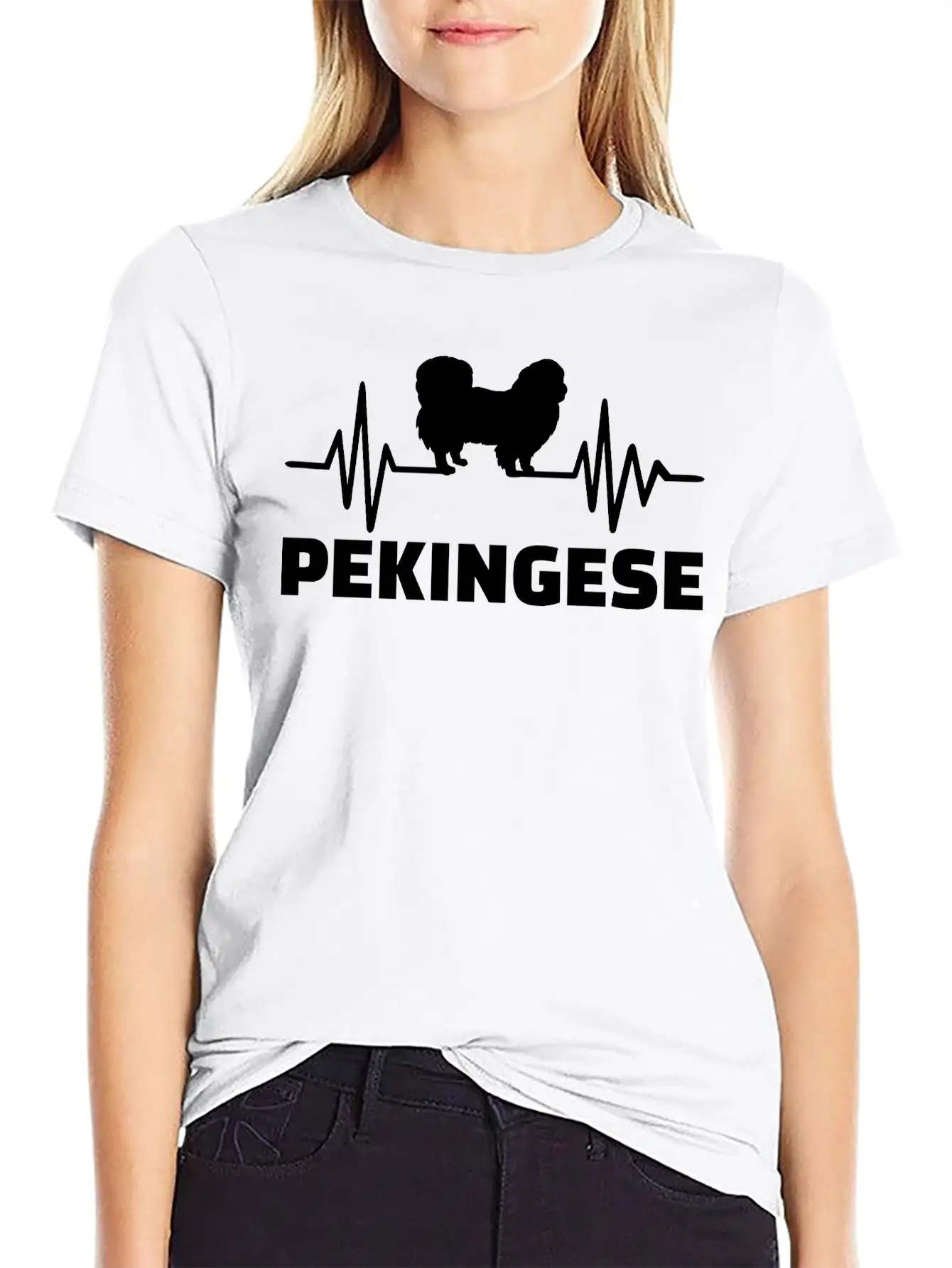 Pekingese Classic Fit Graphic Tee For Daily Comfort – Unisex Cotton Shirt