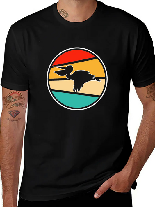 Pelican Retro Soft Cotton Short Sleeve Tee – Unisex Wardrobe Staple