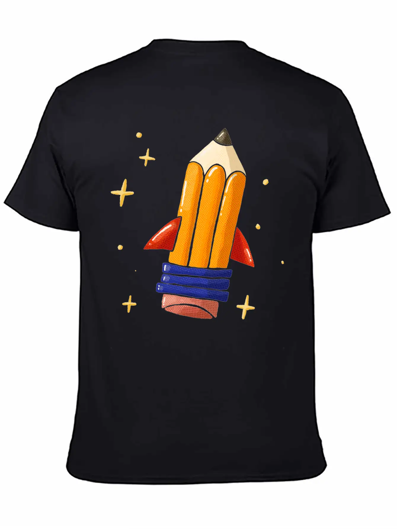 Pencil Rocket Classic Fit Graphic Tee For Daily Comfort – Unisex Cotton Shirt