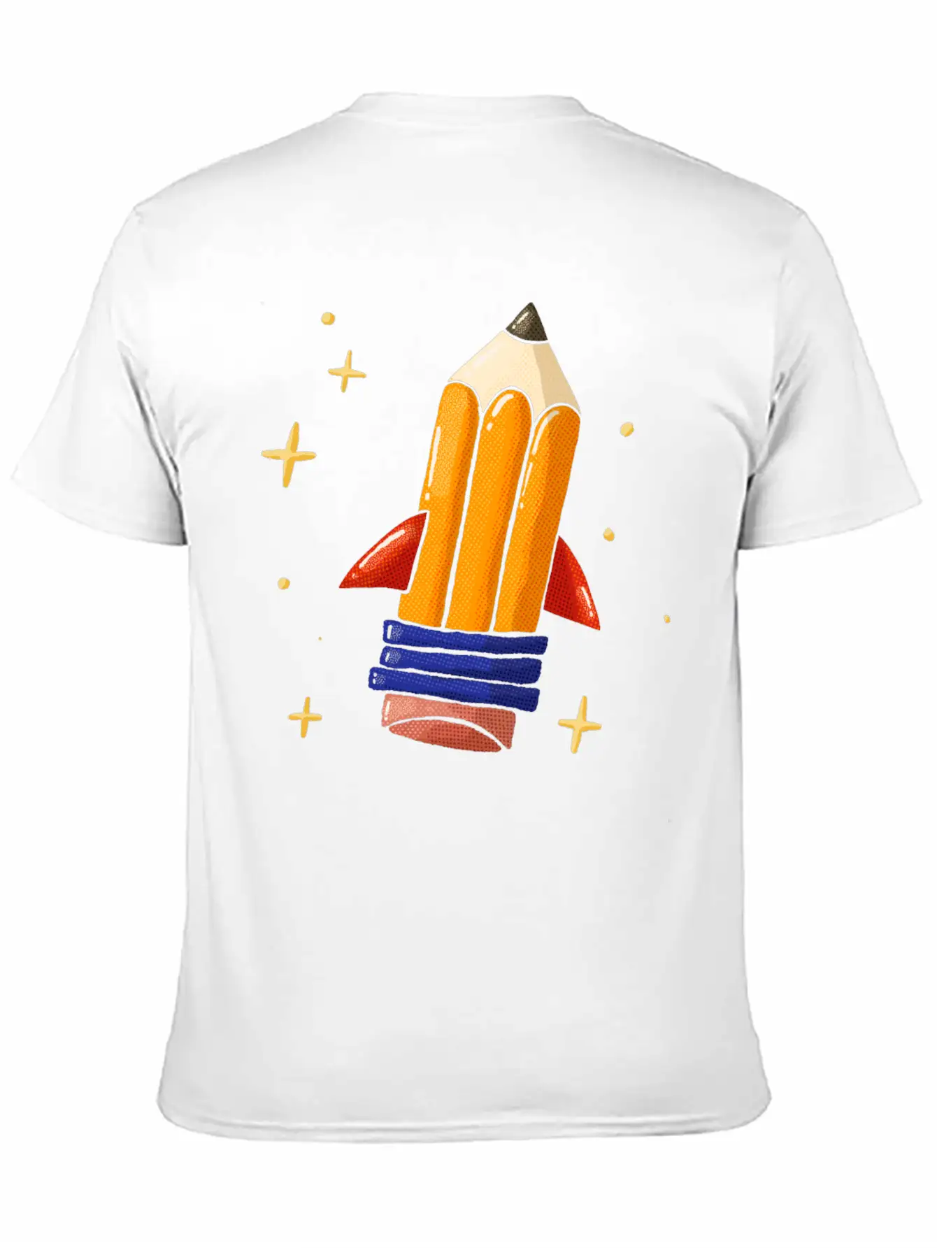 Pencil Rocket Classic Fit Graphic Tee For Daily Comfort – Unisex Cotton Shirt