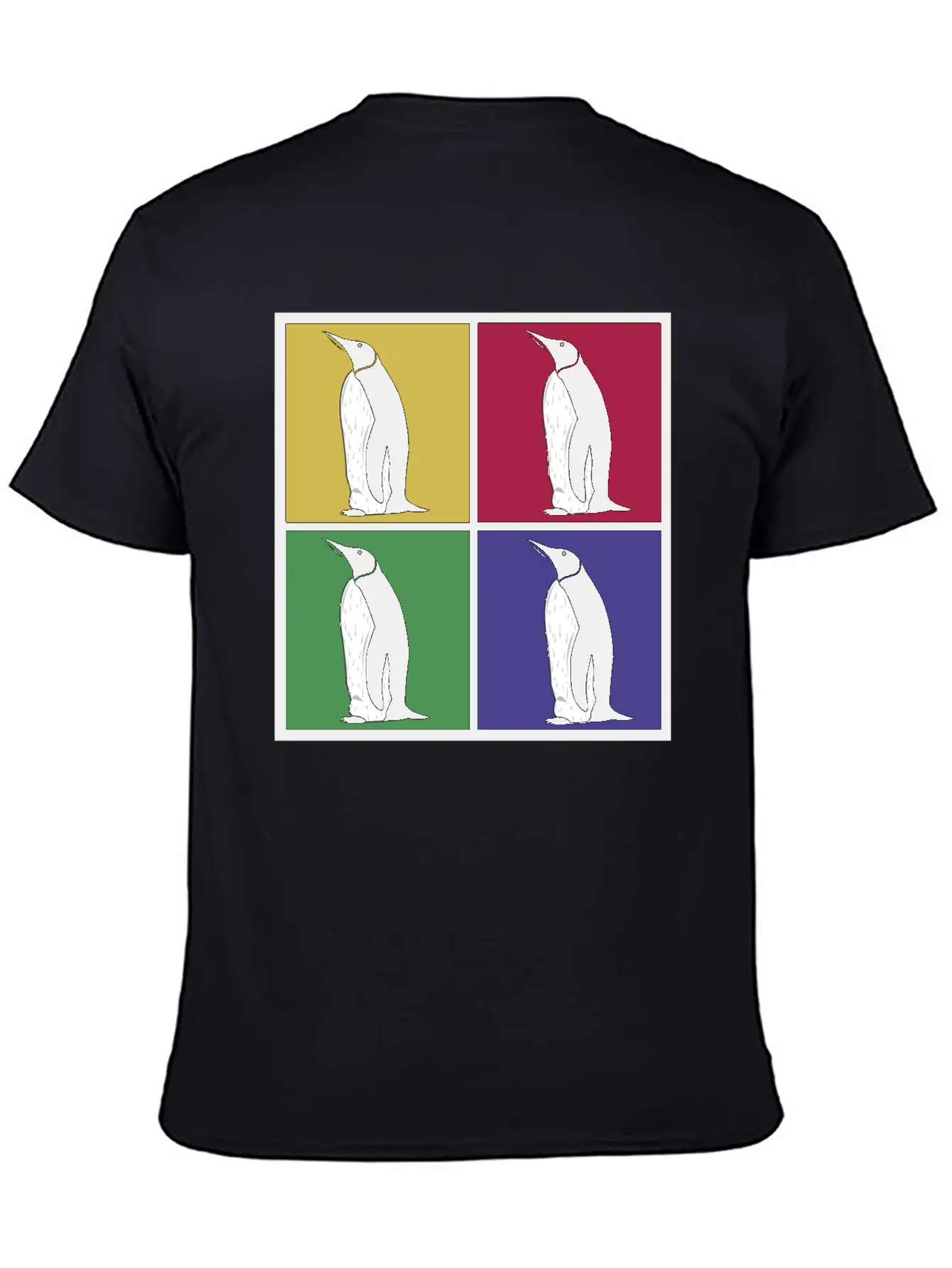 Penguin Pop Art Essential Cotton Tee For Daily Outfits – Unisex Style