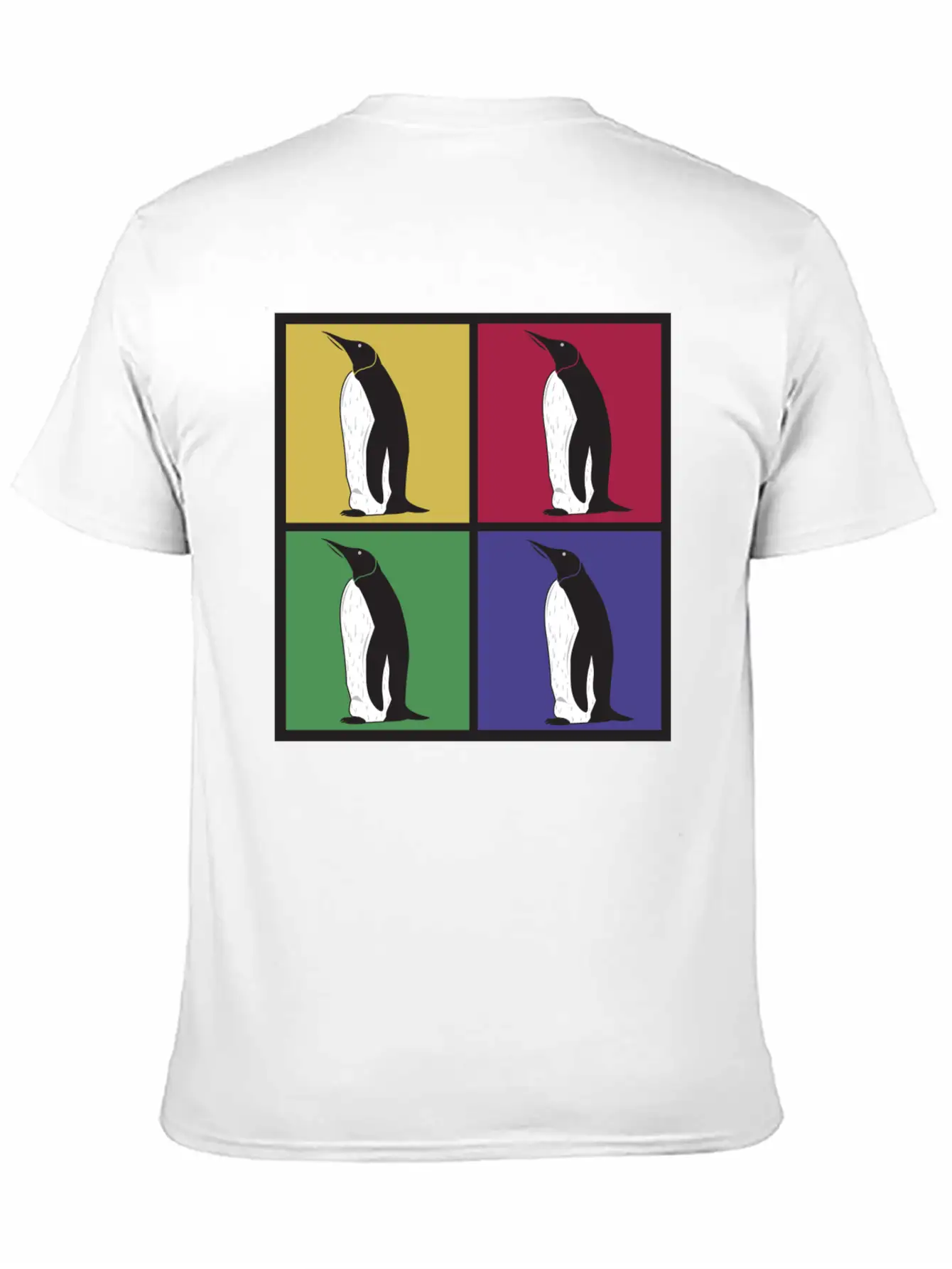Penguin Pop Art Essential Cotton Tee For Daily Outfits – Unisex Style