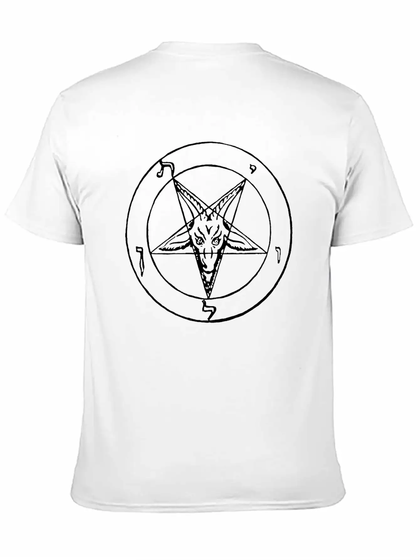 PENTAGRAM Black Metal Pagan Magic Death Metal Essential Cotton Tee For Daily Outfits – Unisex Style