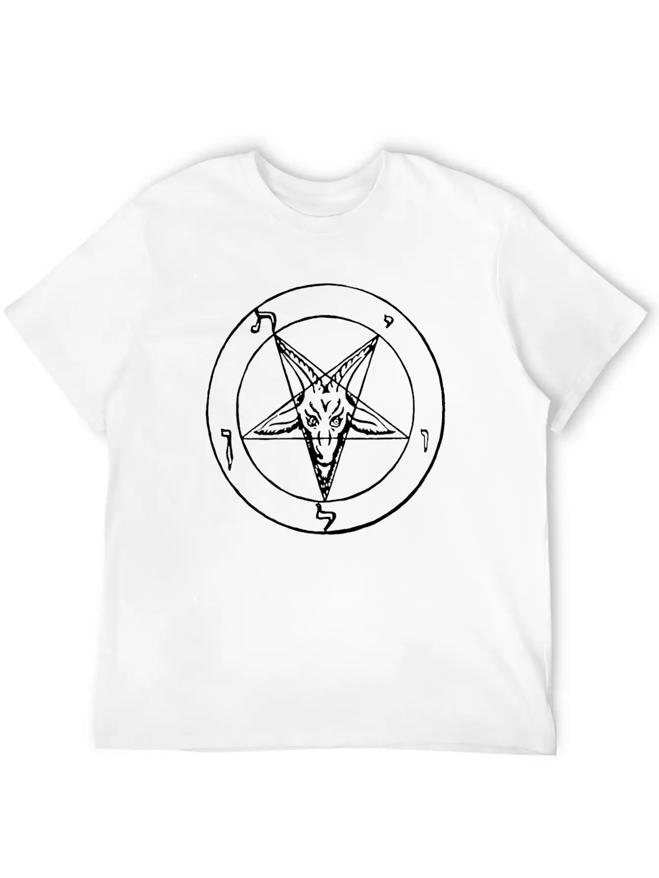 PENTAGRAM Black Metal Pagan Magic Death Metal Essential Cotton Tee For Daily Outfits – Unisex Style