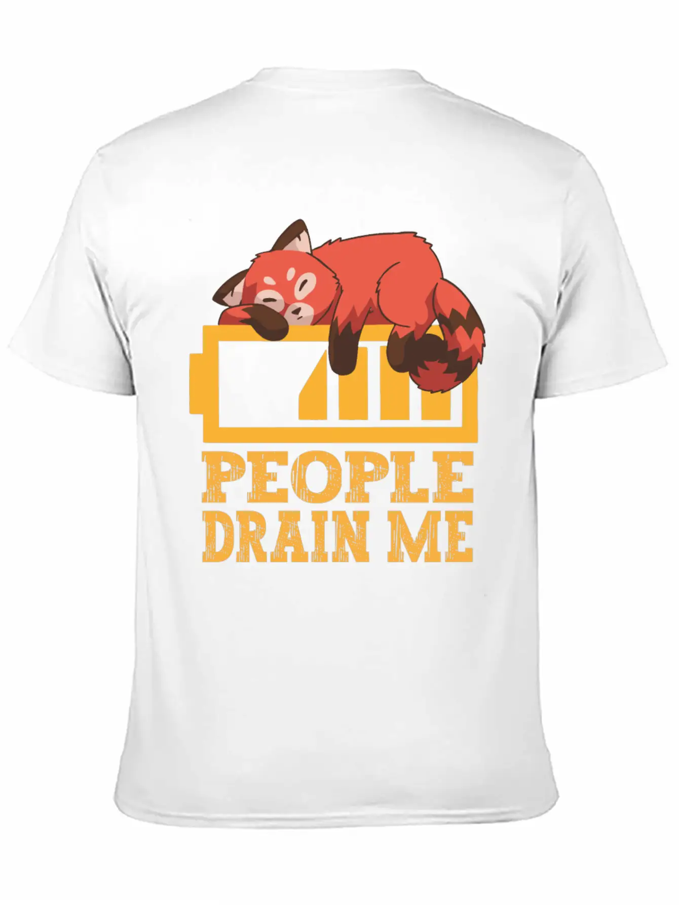 People Drain Me Funny Basic Graphic T-Shirt – Daily Comfort In Soft Cotton