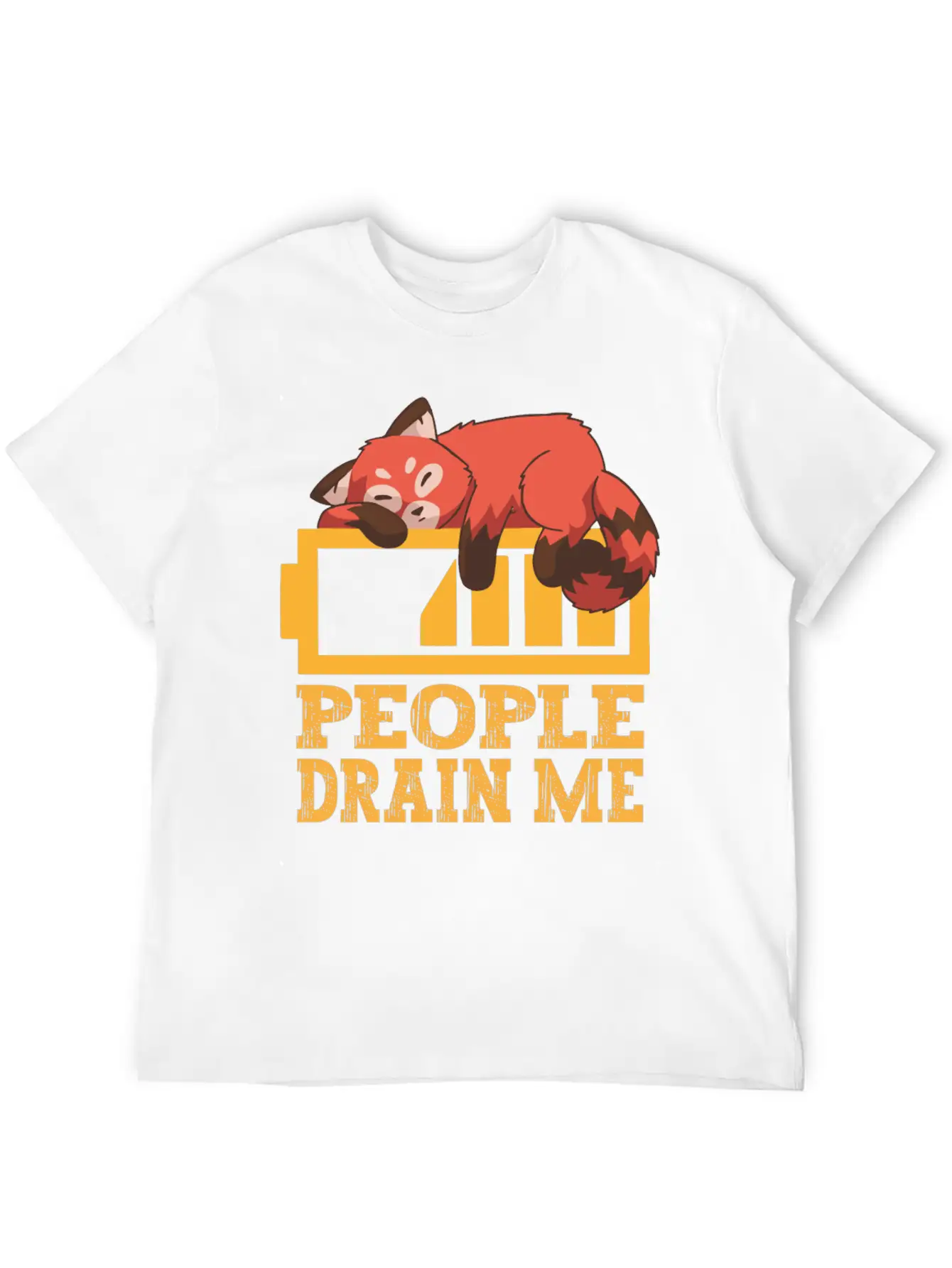 People Drain Me Funny Basic Graphic T-Shirt – Daily Comfort In Soft Cotton
