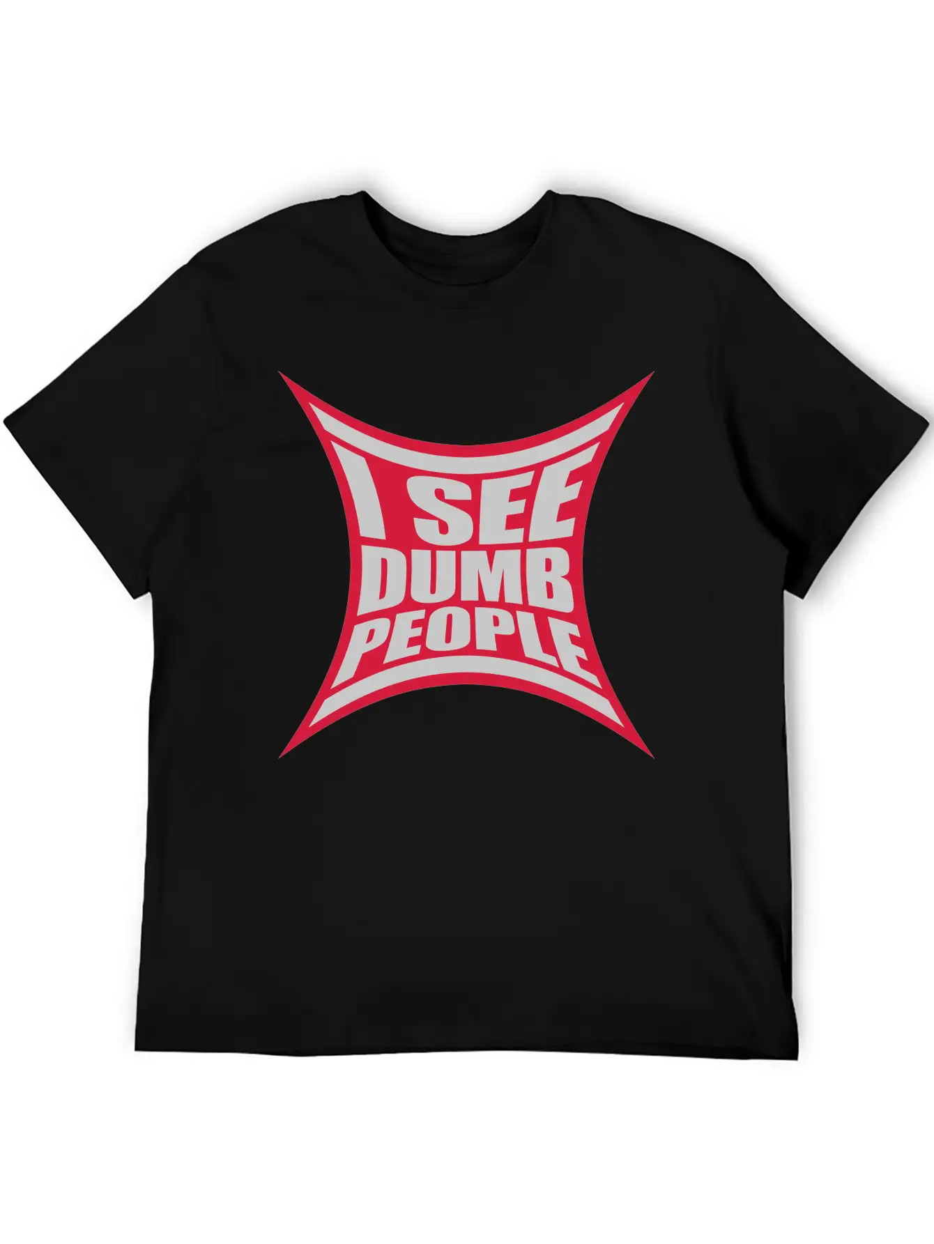 People Stupid Saying Unisex Casual T-Shirt – Clean Design For Daily Comfort