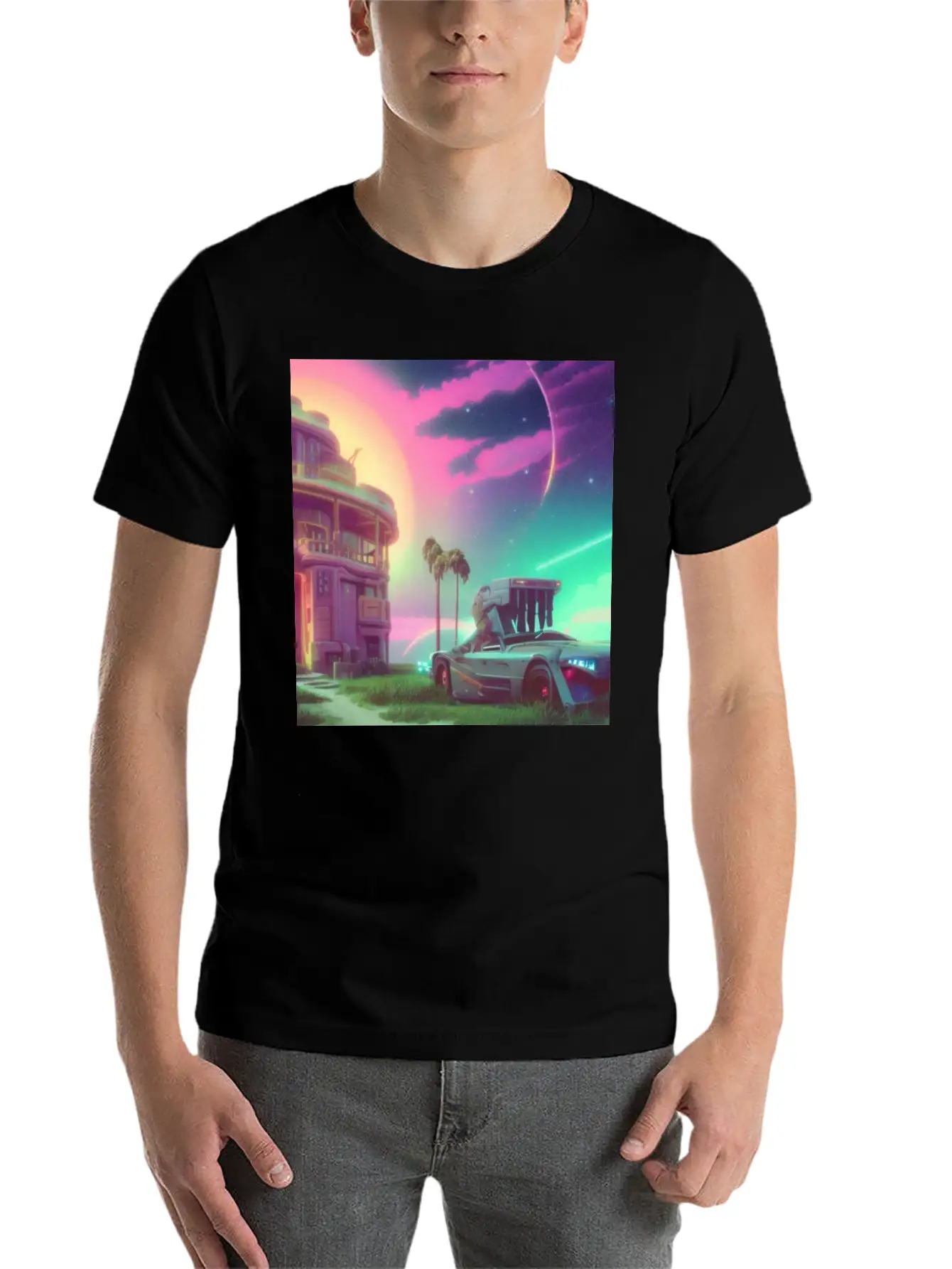 Perfect Sunset Modern Fit Casual T-Shirt – Clean And Versatile Design