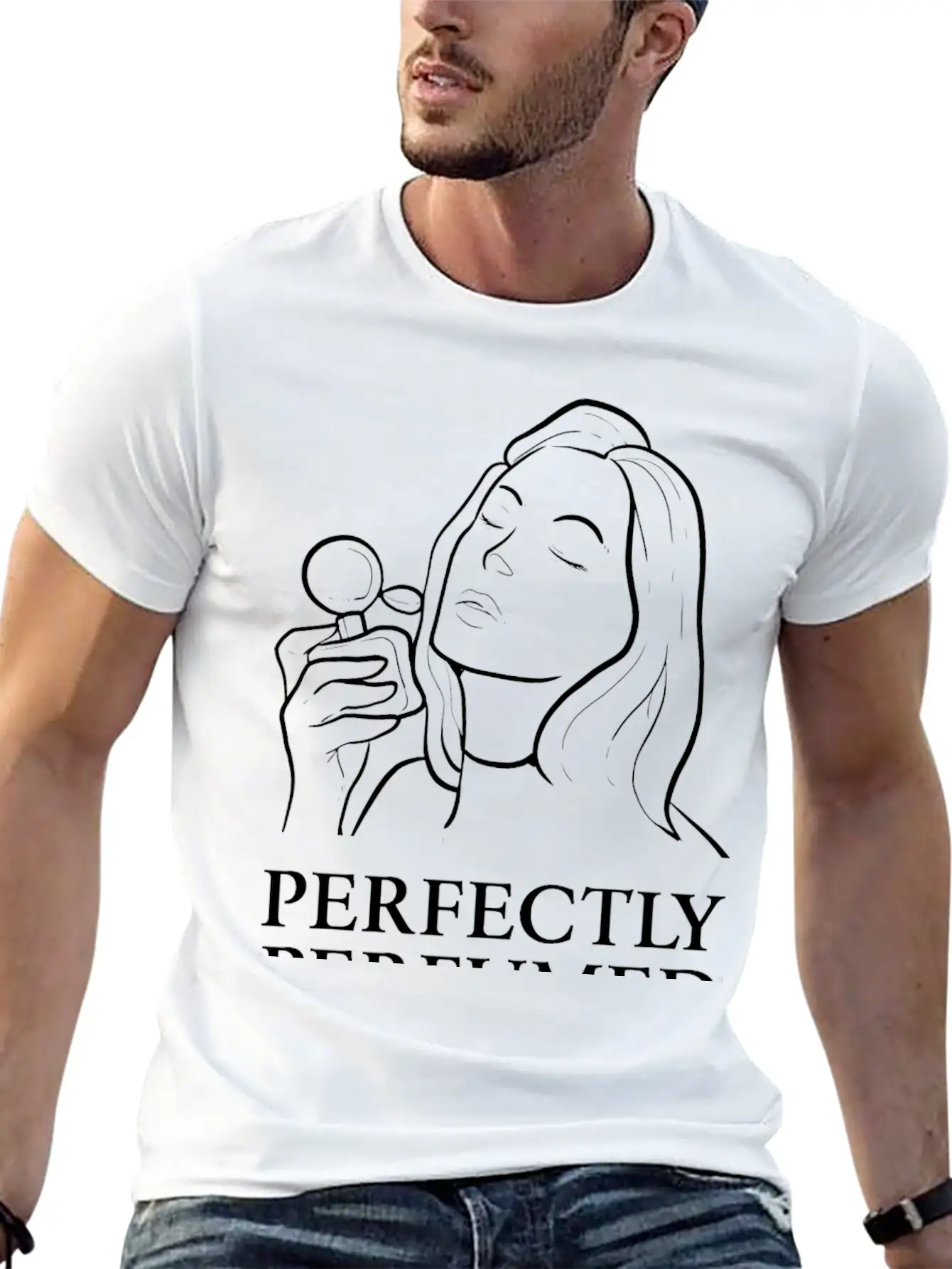 Perfectly Perfumed Attractive Fragrance Gift Lightweight Cotton T-Shirt – Daily Comfort Graphic Shirt