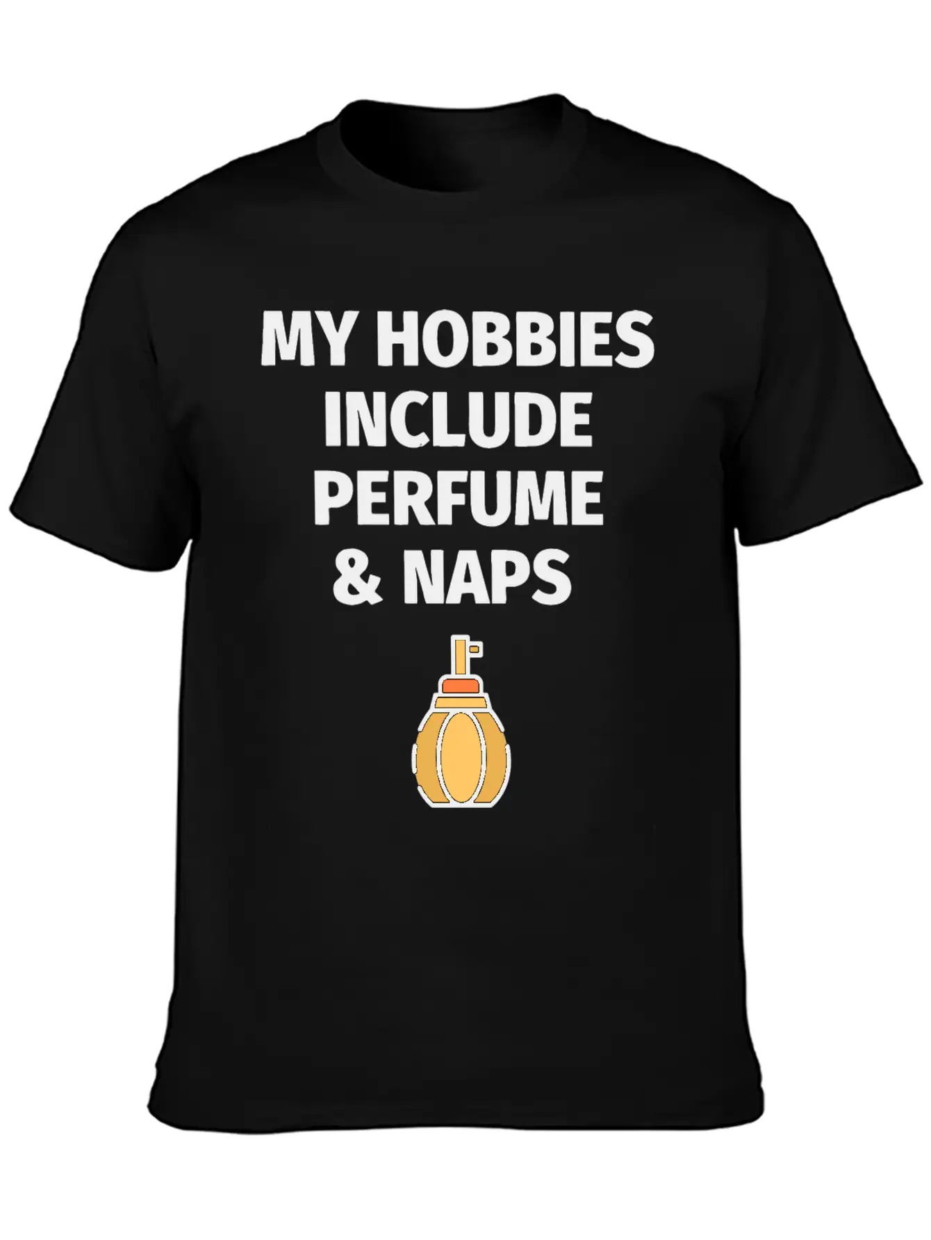 Perfume And Naps Lightweight Cotton T-Shirt – Daily Comfort Graphic Shirt