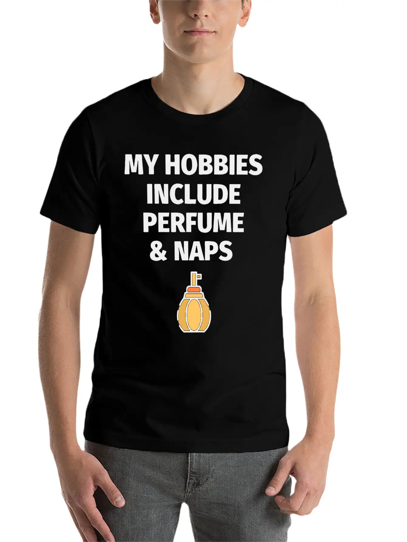 Perfume And Naps Lightweight Cotton T-Shirt – Daily Comfort Graphic Shirt