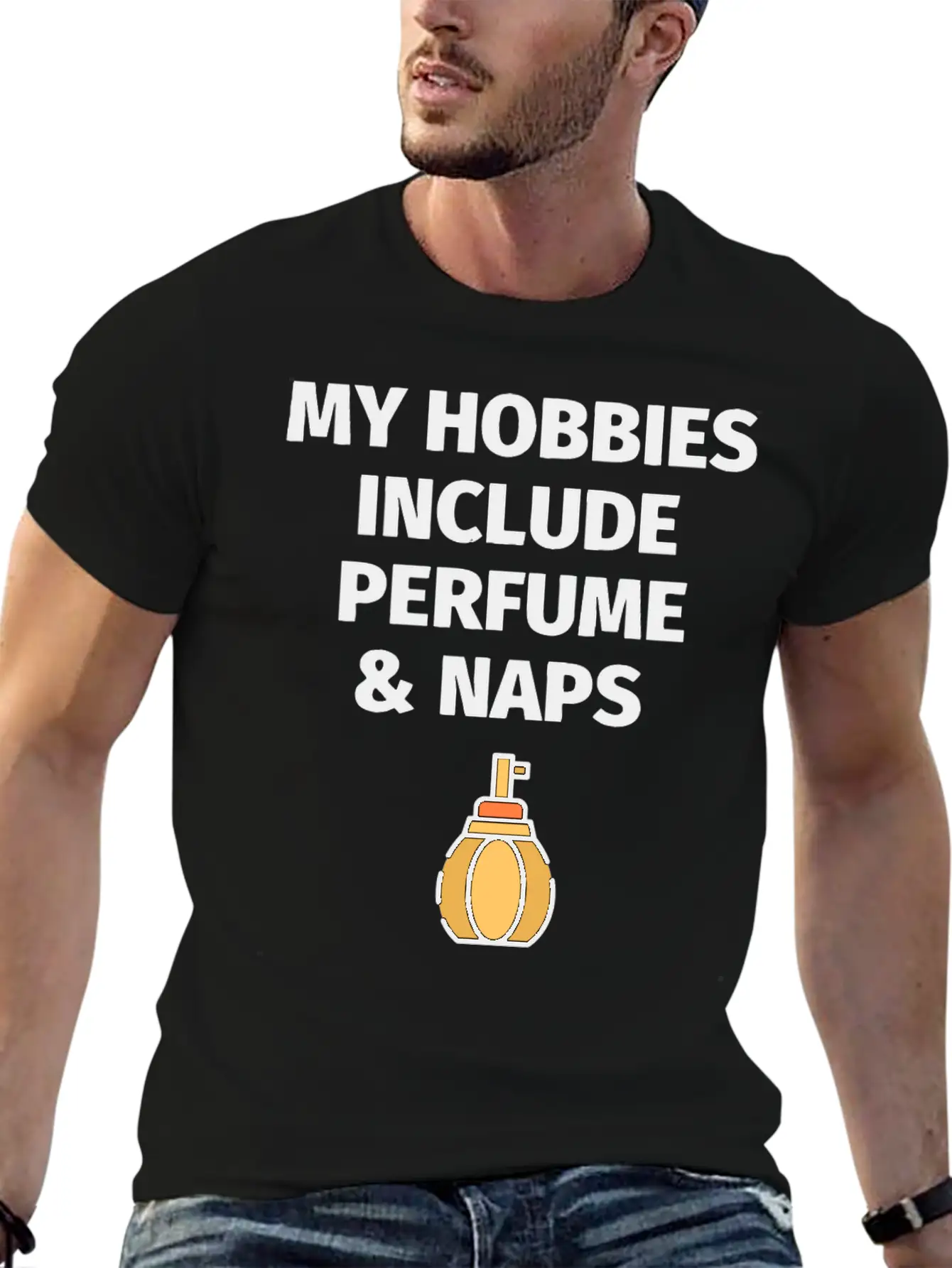 Perfume And Naps Lightweight Cotton T-Shirt – Daily Comfort Graphic Shirt
