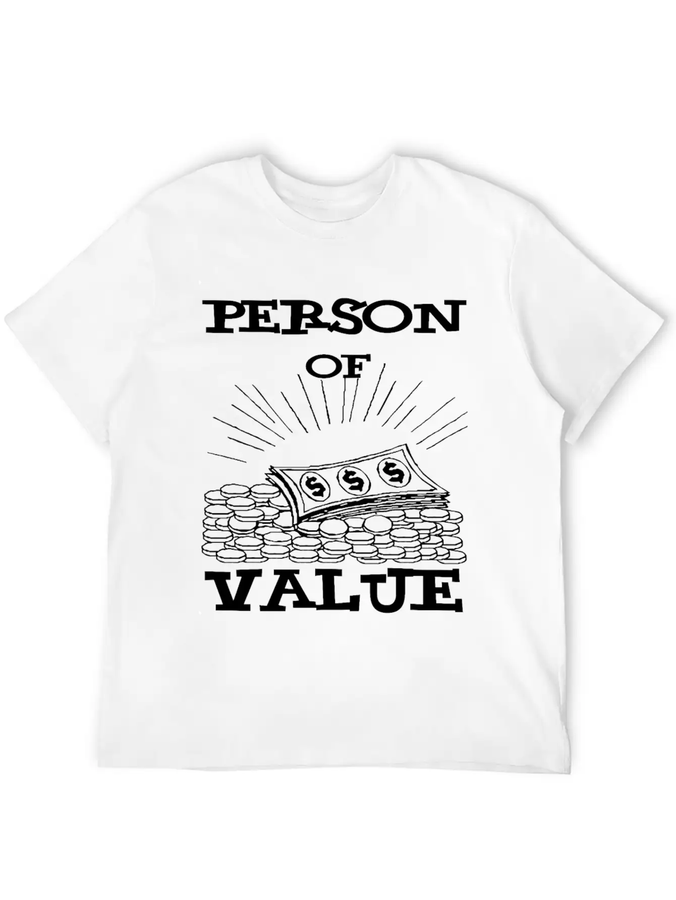 Person Of Value Lightweight Cotton T-Shirt – Daily Comfort Graphic Shirt