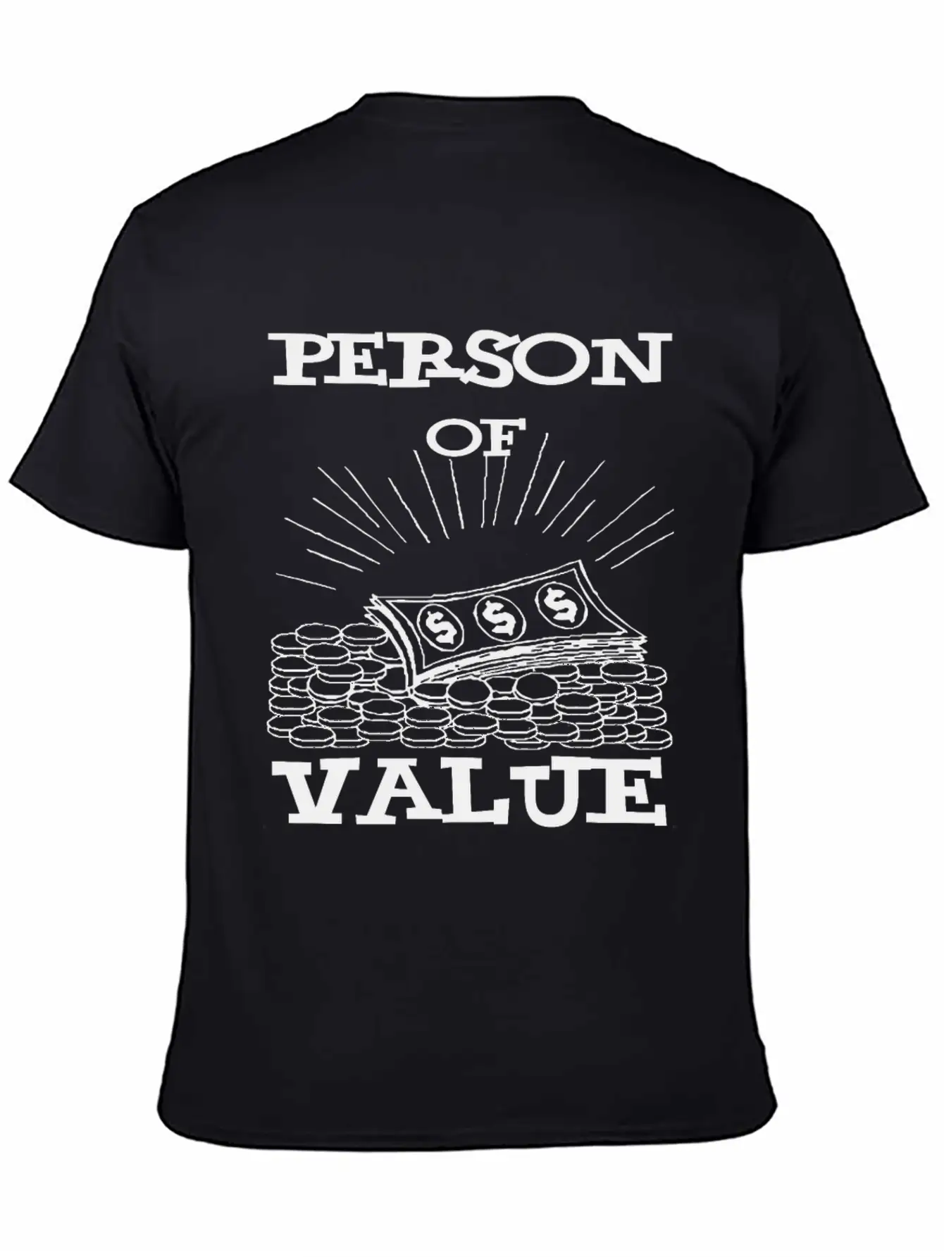 Person Of Value Lightweight Cotton T-Shirt – Daily Comfort Graphic Shirt
