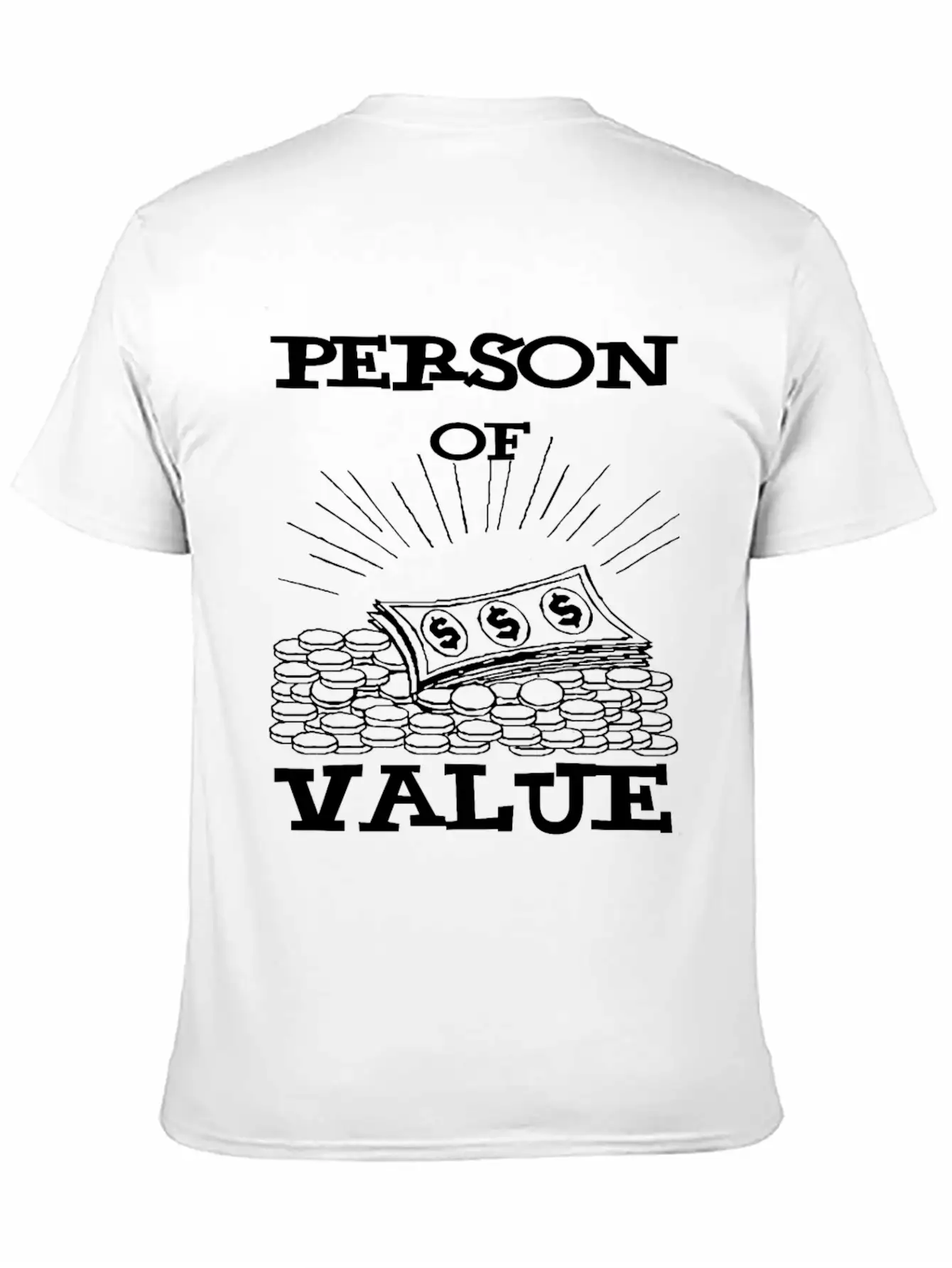 Person Of Value Lightweight Cotton T-Shirt – Daily Comfort Graphic Shirt