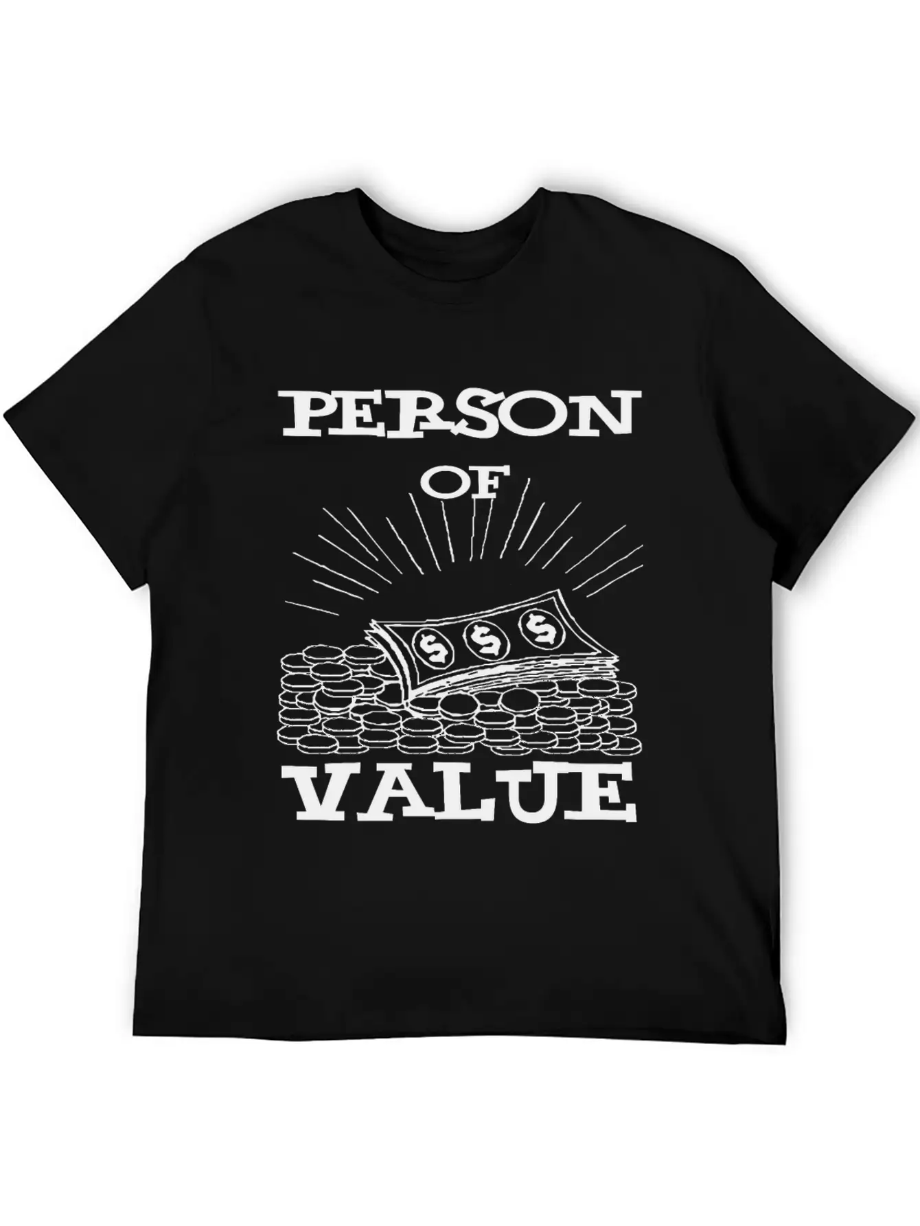 Person Of Value Lightweight Cotton T-Shirt – Daily Comfort Graphic Shirt