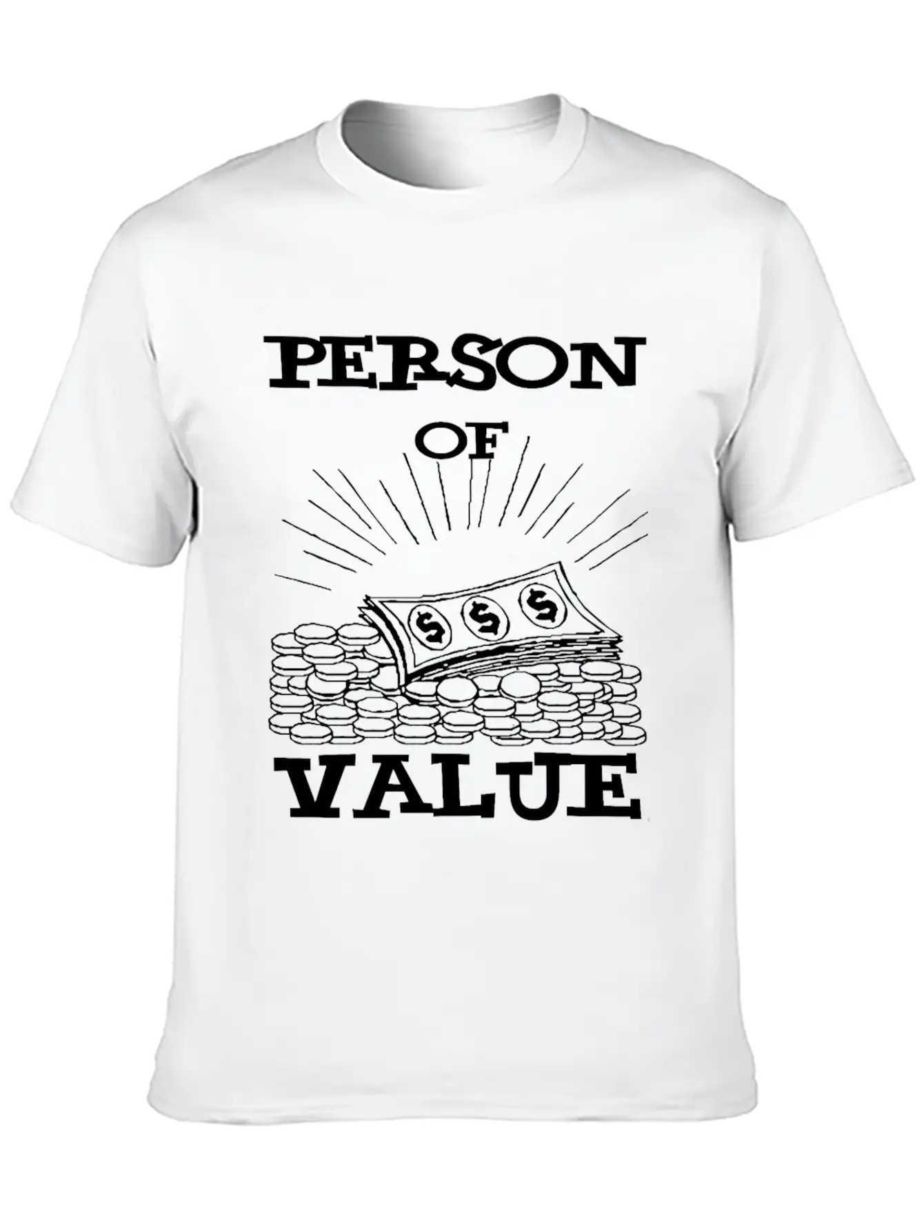 Person Of Value Lightweight Cotton T-Shirt – Daily Comfort Graphic Shirt
