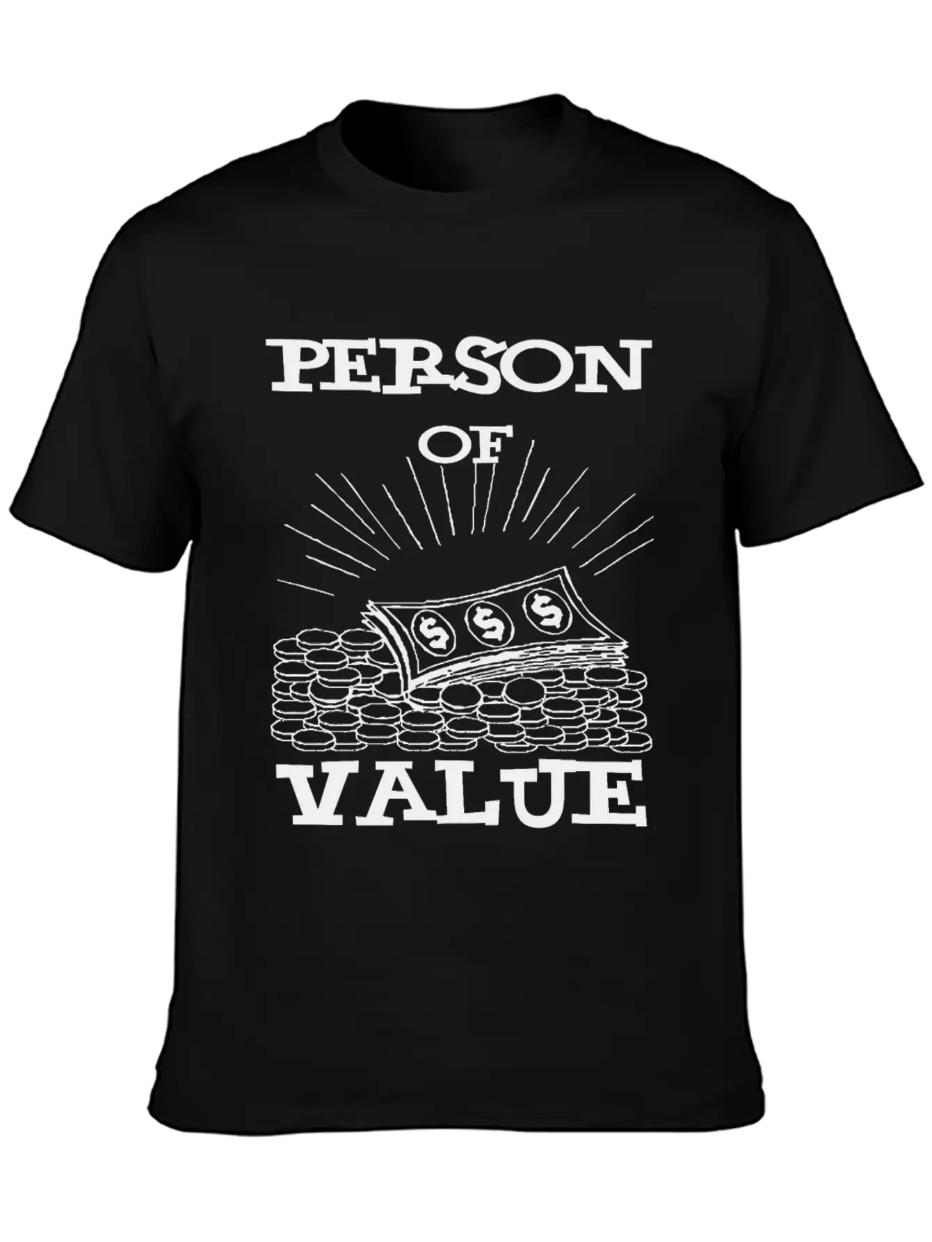 Person Of Value Lightweight Cotton T-Shirt – Daily Comfort Graphic Shirt