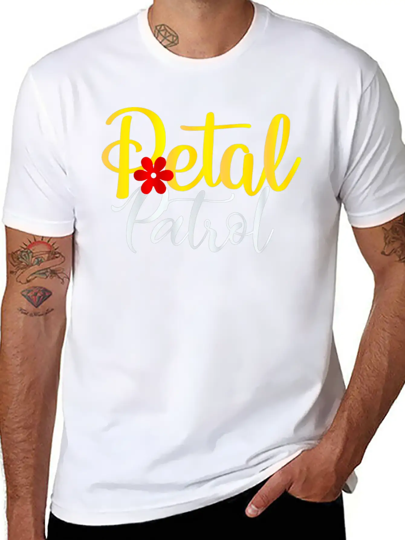 Petal Patrol | Flower Girl Relaxed Everyday Tee – Lightweight And Durable Cotton