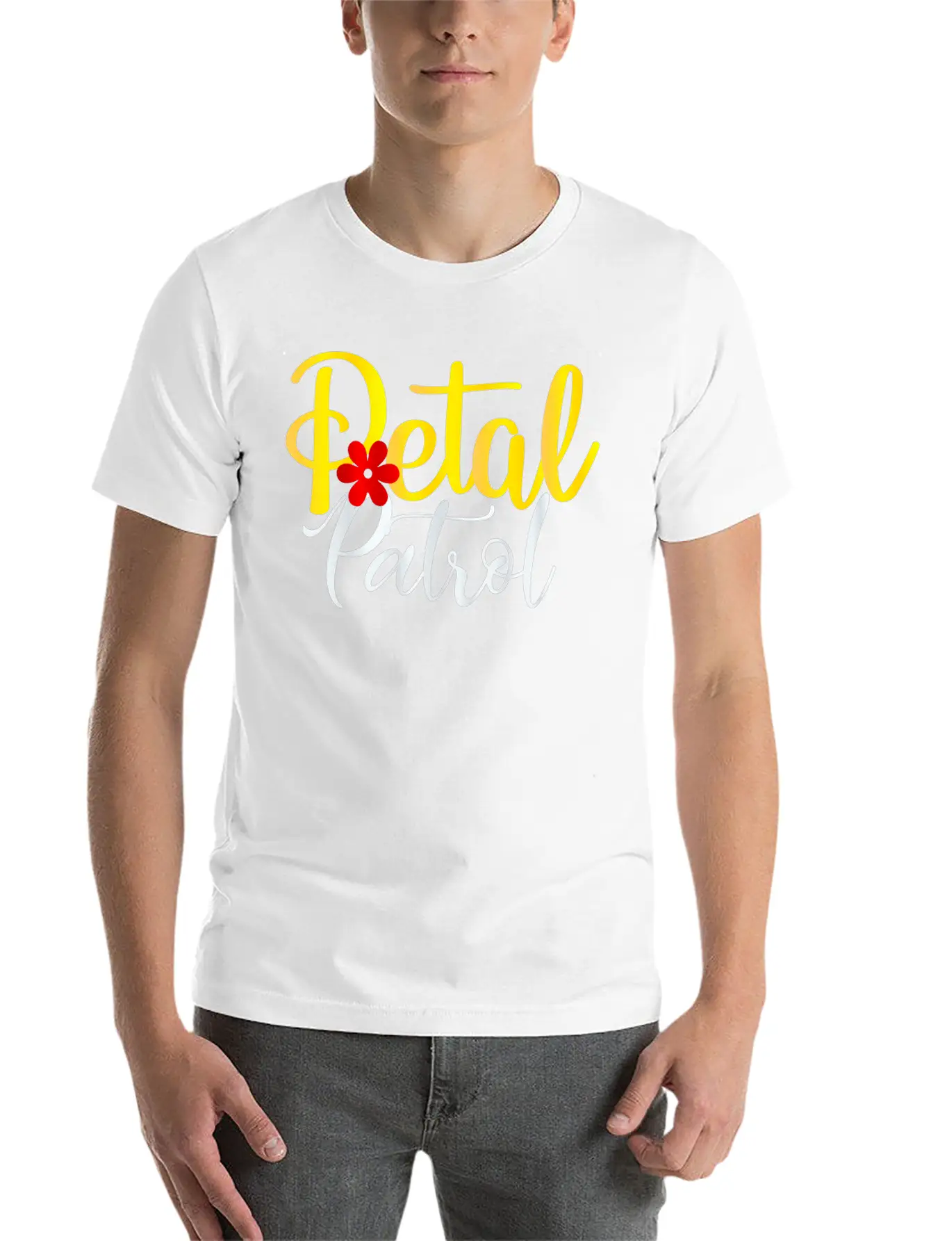 Petal Patrol | Flower Girl Relaxed Everyday Tee – Lightweight And Durable Cotton