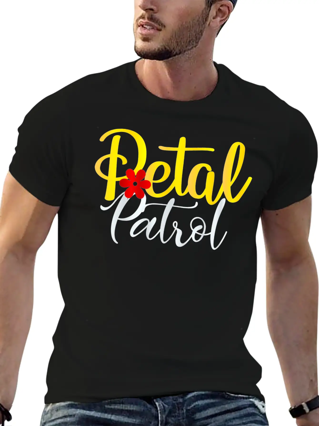 Petal Patrol | Flower Girl Relaxed Everyday Tee – Lightweight And Durable Cotton