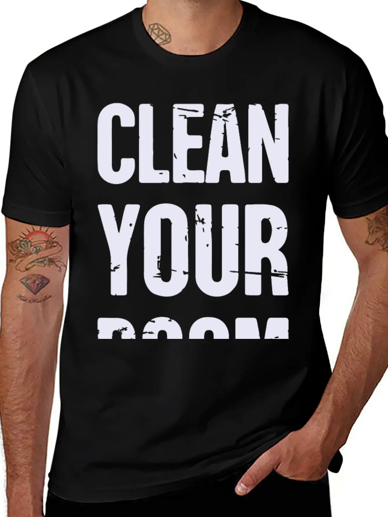 Peterson Clean Your Room Basic Graphic T-Shirt – Daily Comfort In Soft Cotton