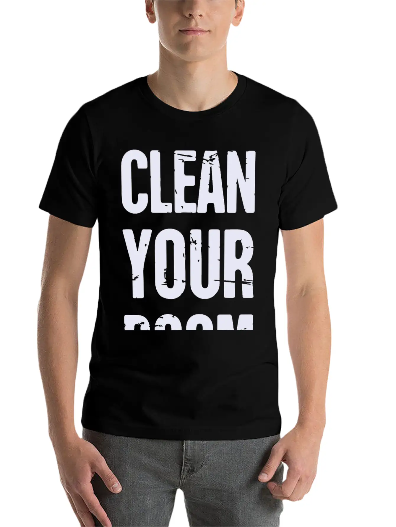 Peterson Clean Your Room Basic Graphic T-Shirt – Daily Comfort In Soft Cotton