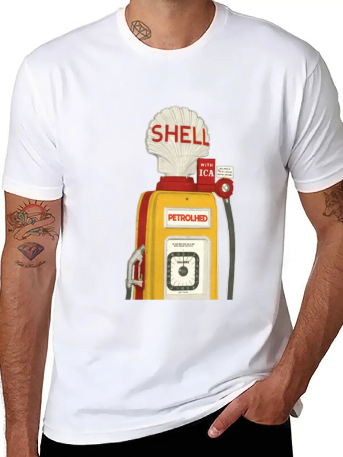 Petrolhed Pump Stylish Everyday T-Shirt – Unisex Basic Cotton Tee