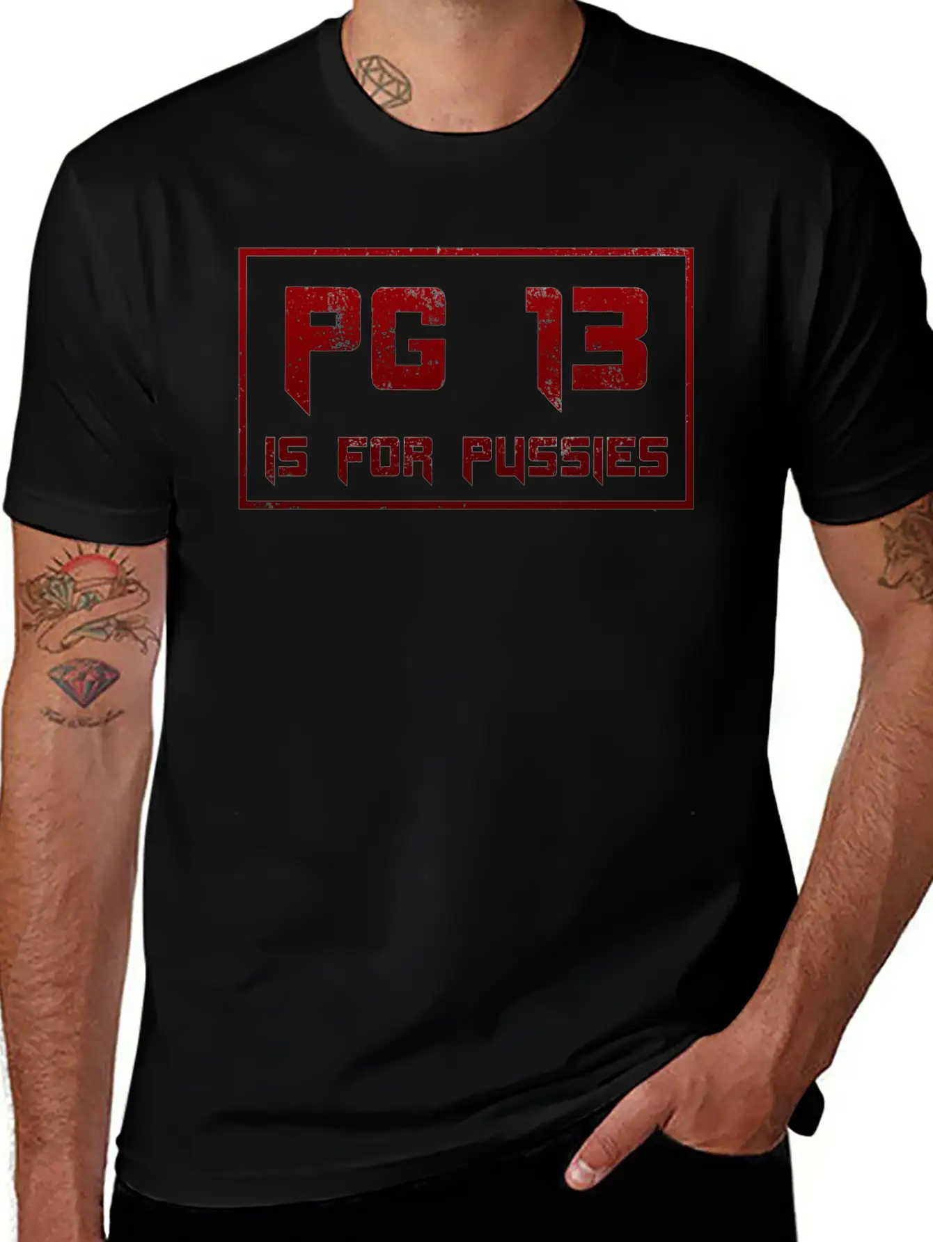 PG 13 Is For P*ssies Modern Fit Casual T-Shirt – Clean And Versatile Design