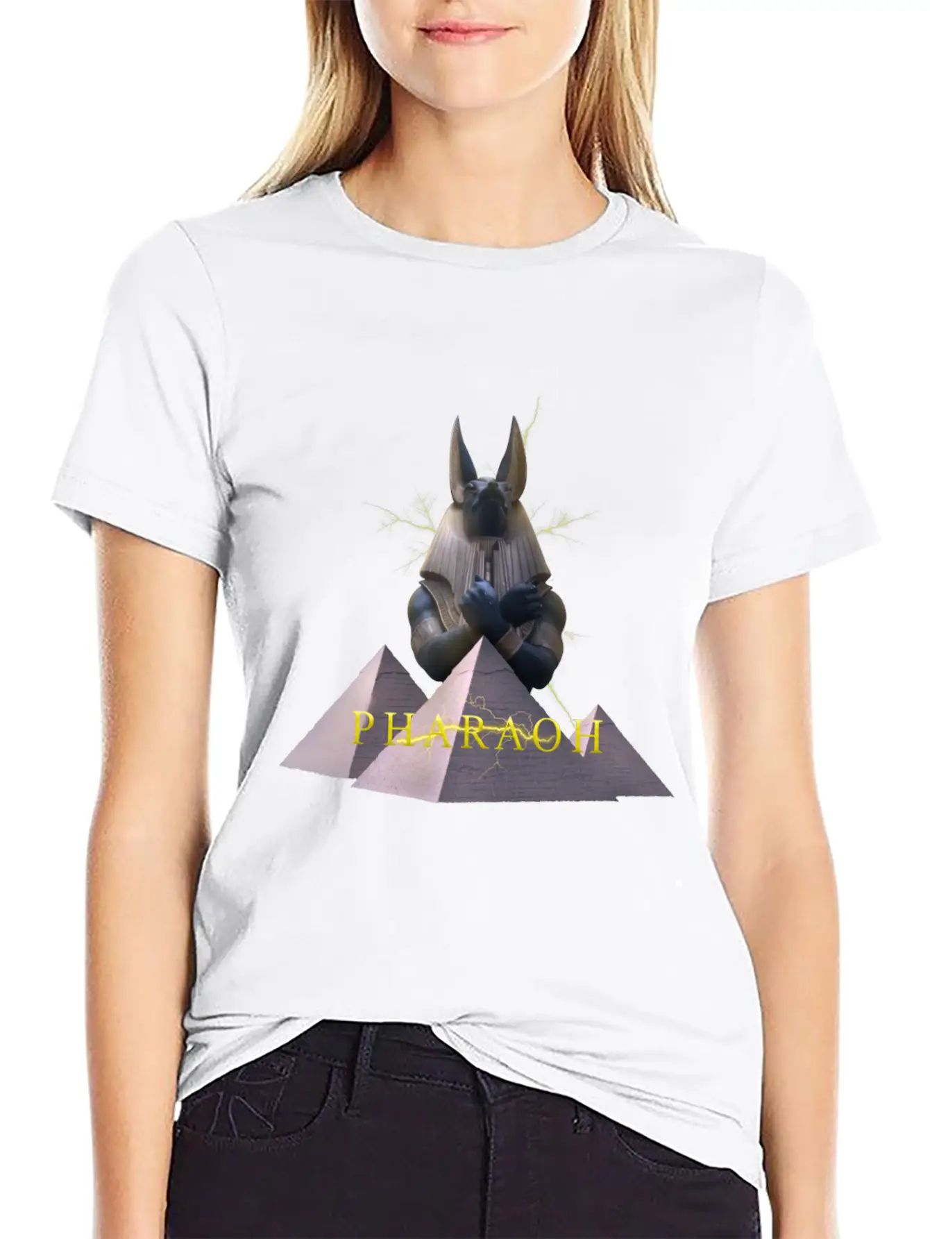 Pharaoh Of Ancient Egypt Basic Graphic T-Shirt – Daily Comfort In Soft Cotton