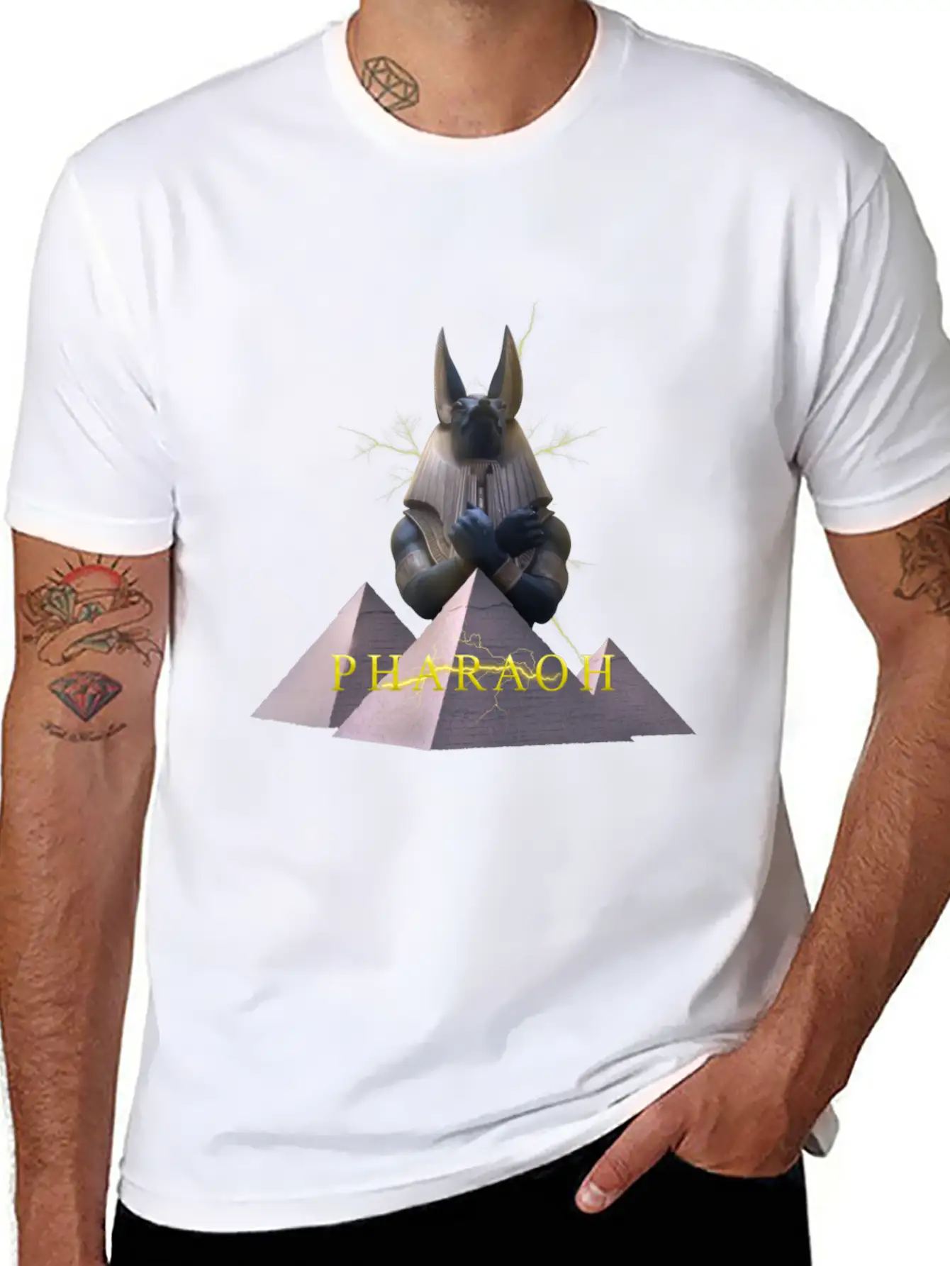 Pharaoh Of Ancient Egypt Basic Graphic T-Shirt – Daily Comfort In Soft Cotton