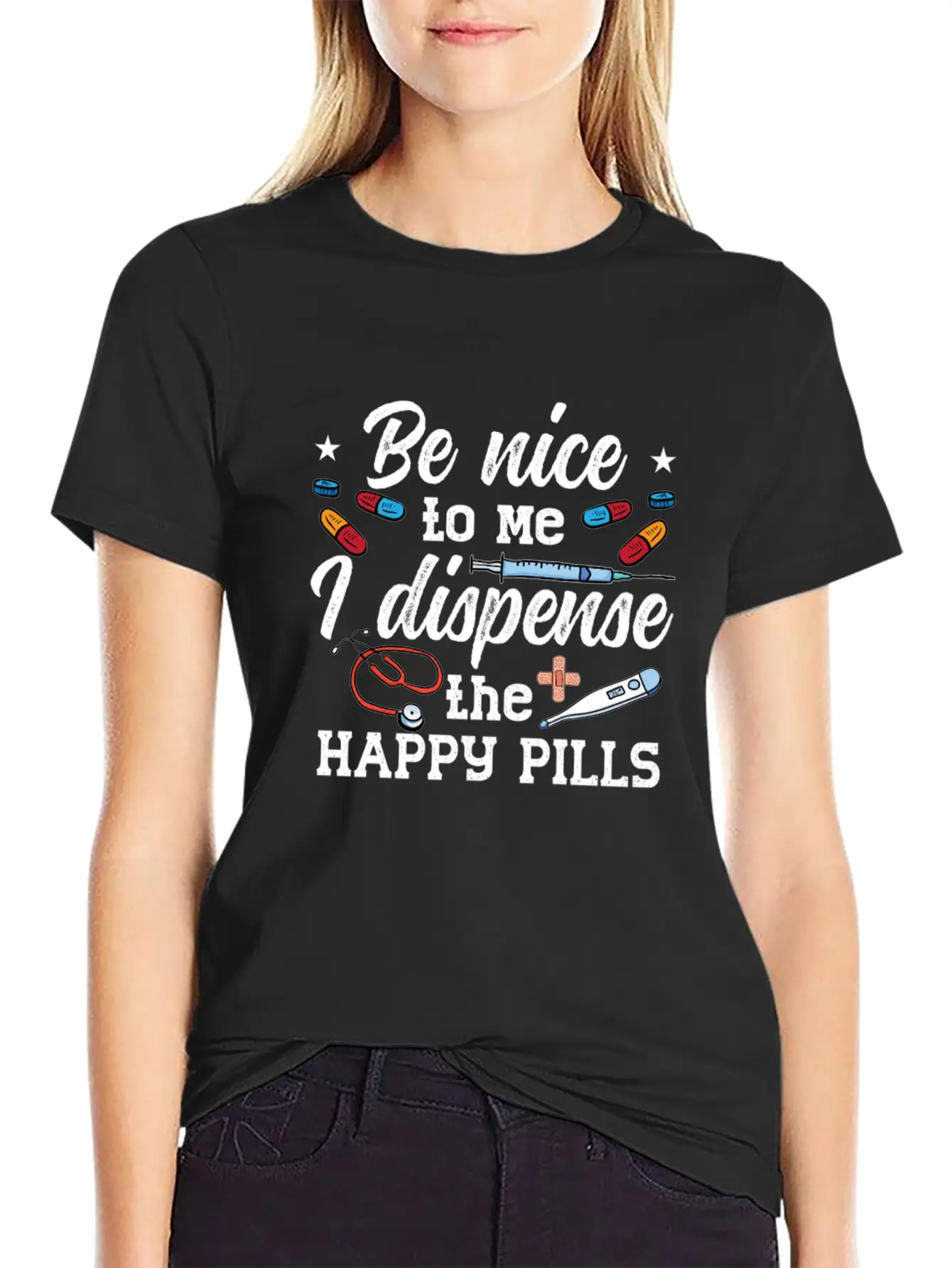 Pharmacist Be Nice To Me Tech Pharmacy Technician Soft Cotton Short Sleeve Tee – Unisex Wardrobe Staple