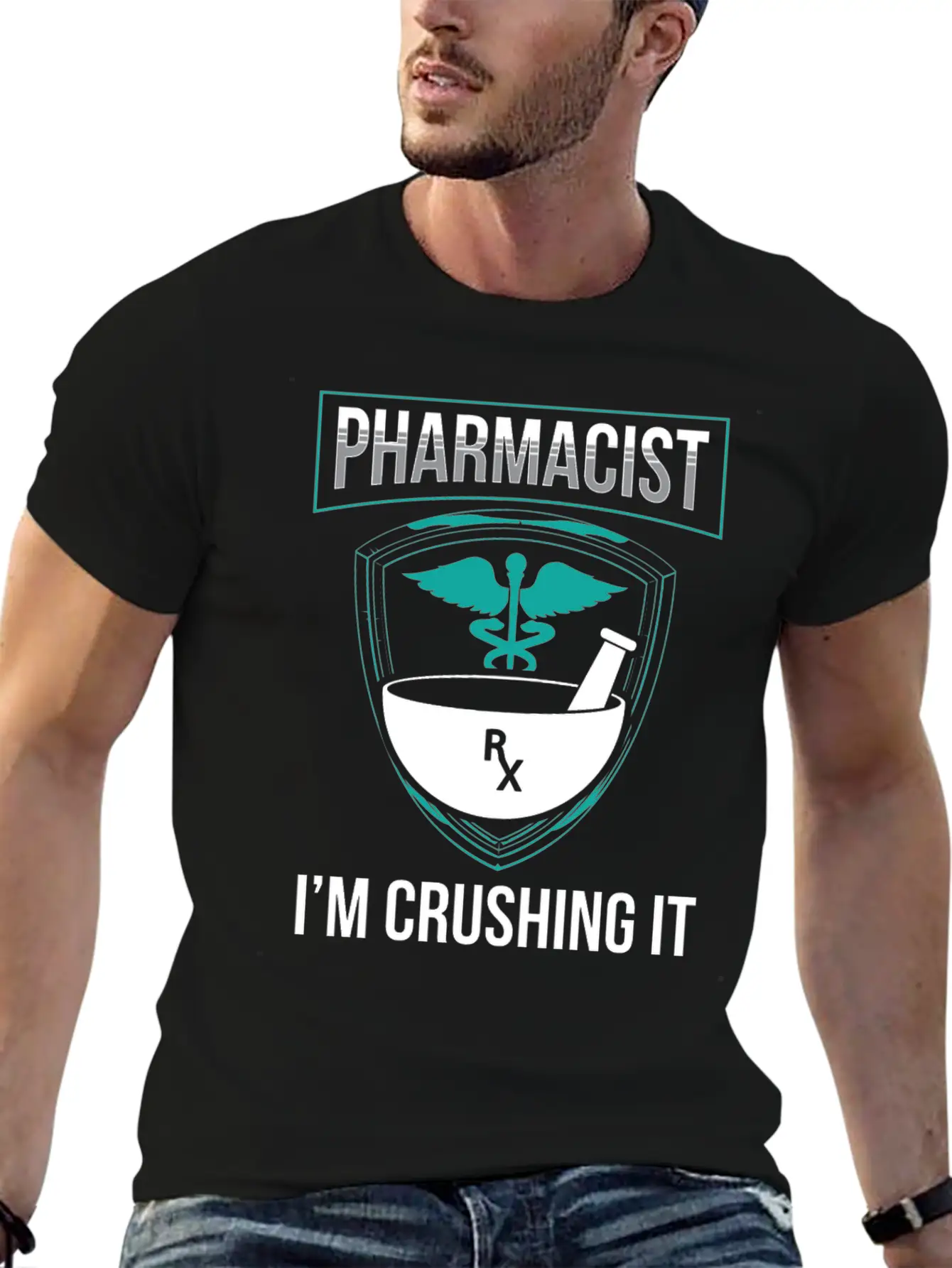 Pharmacist I'm Crushing It Pharmacy Apothecary Soft Cotton Short Sleeve Tee – Unisex Wardrobe Staple