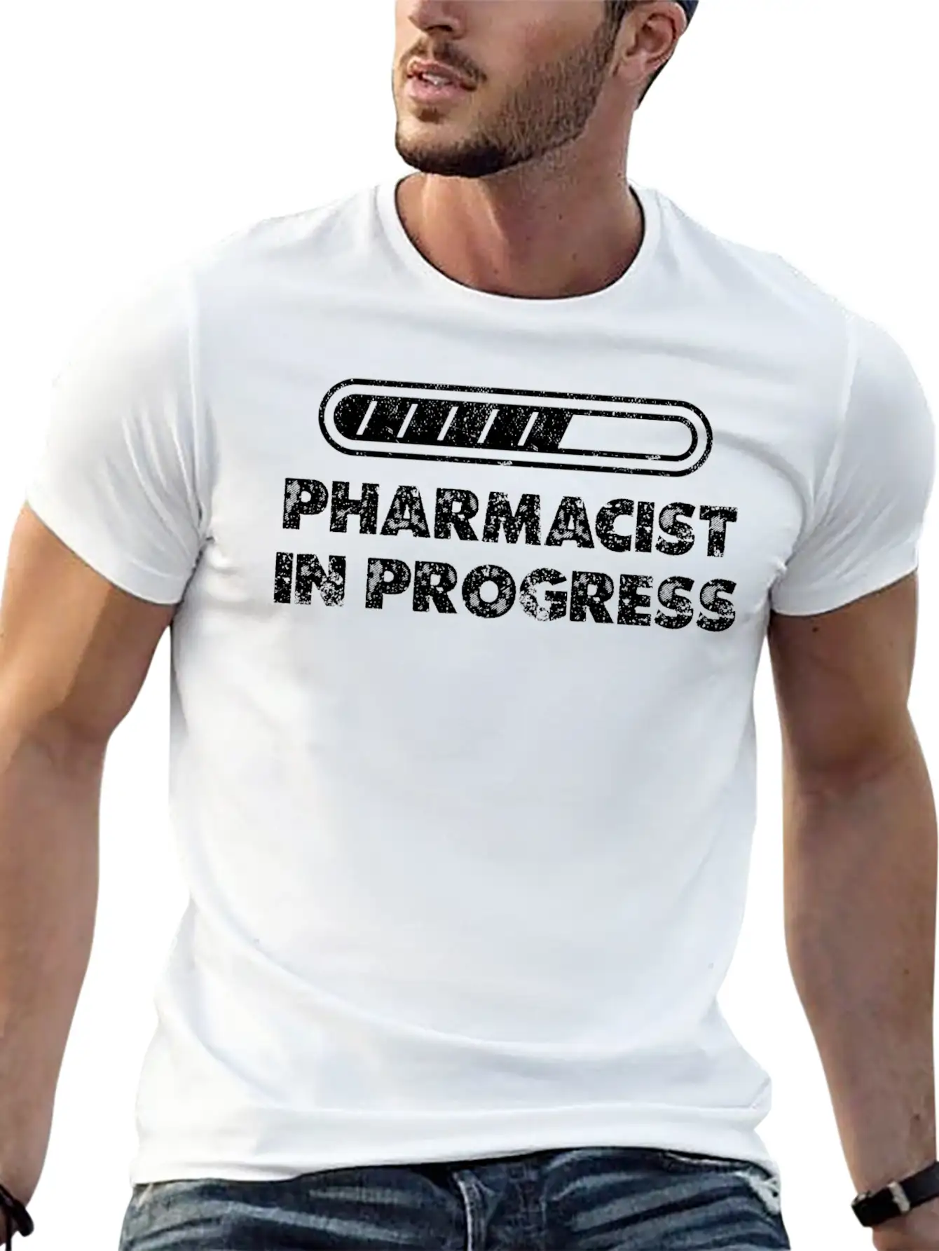 Pharmacist In Progress Medicine Pharmacy Lovers Soft Cotton Short Sleeve Tee – Unisex Wardrobe Staple