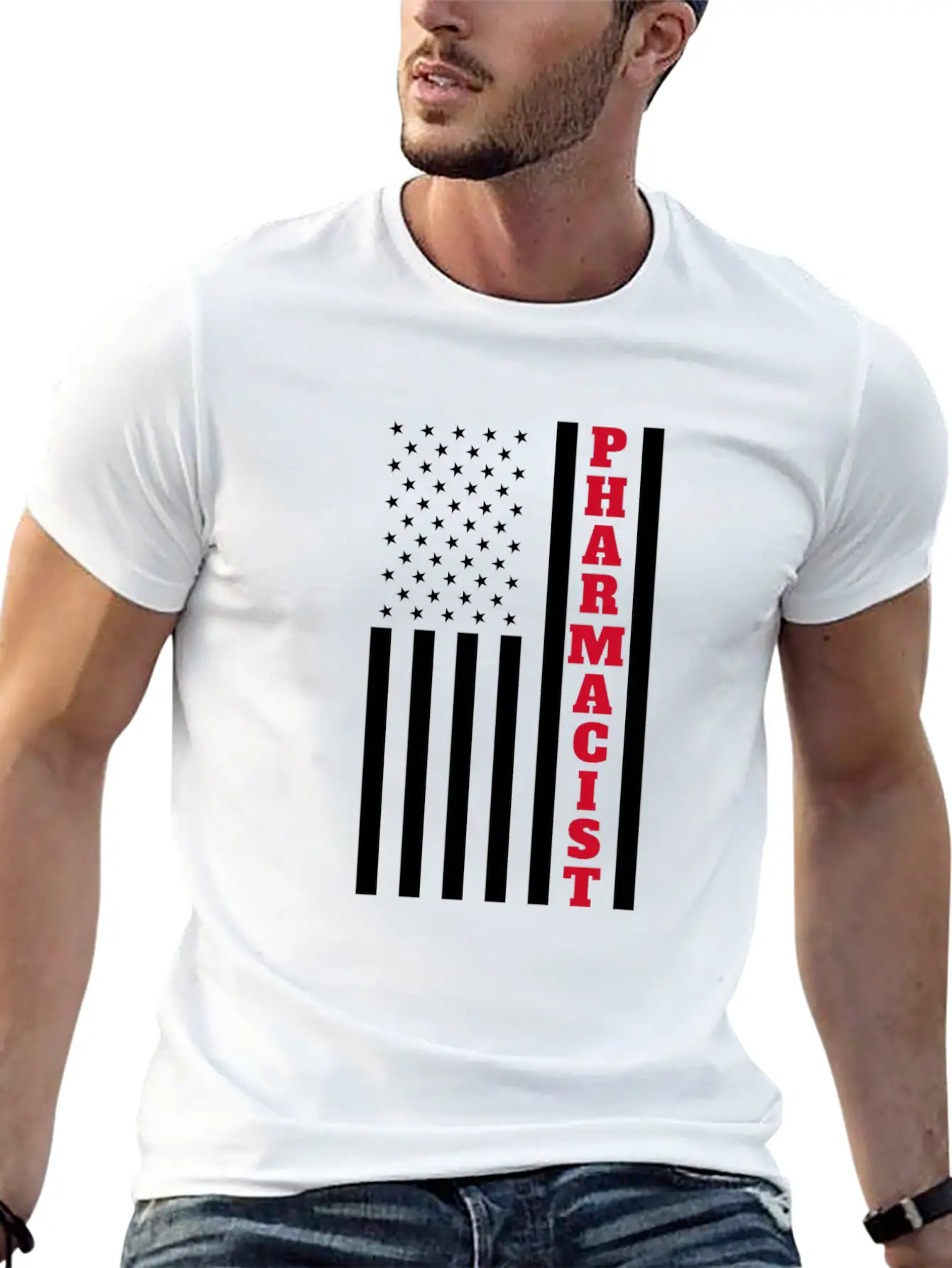 Pharmacist Pharmacists Pharmacy United States Lightweight Cotton T-Shirt – Daily Comfort Graphic Shirt