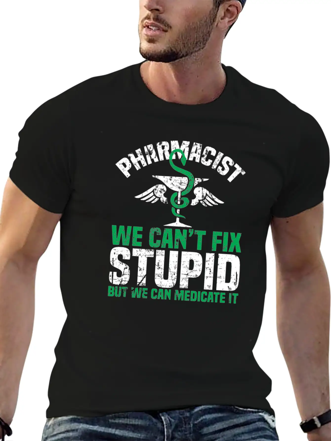 Pharmacy Funny Pharmacist Apparel Modern Fit Casual T-Shirt – Clean And Versatile Design