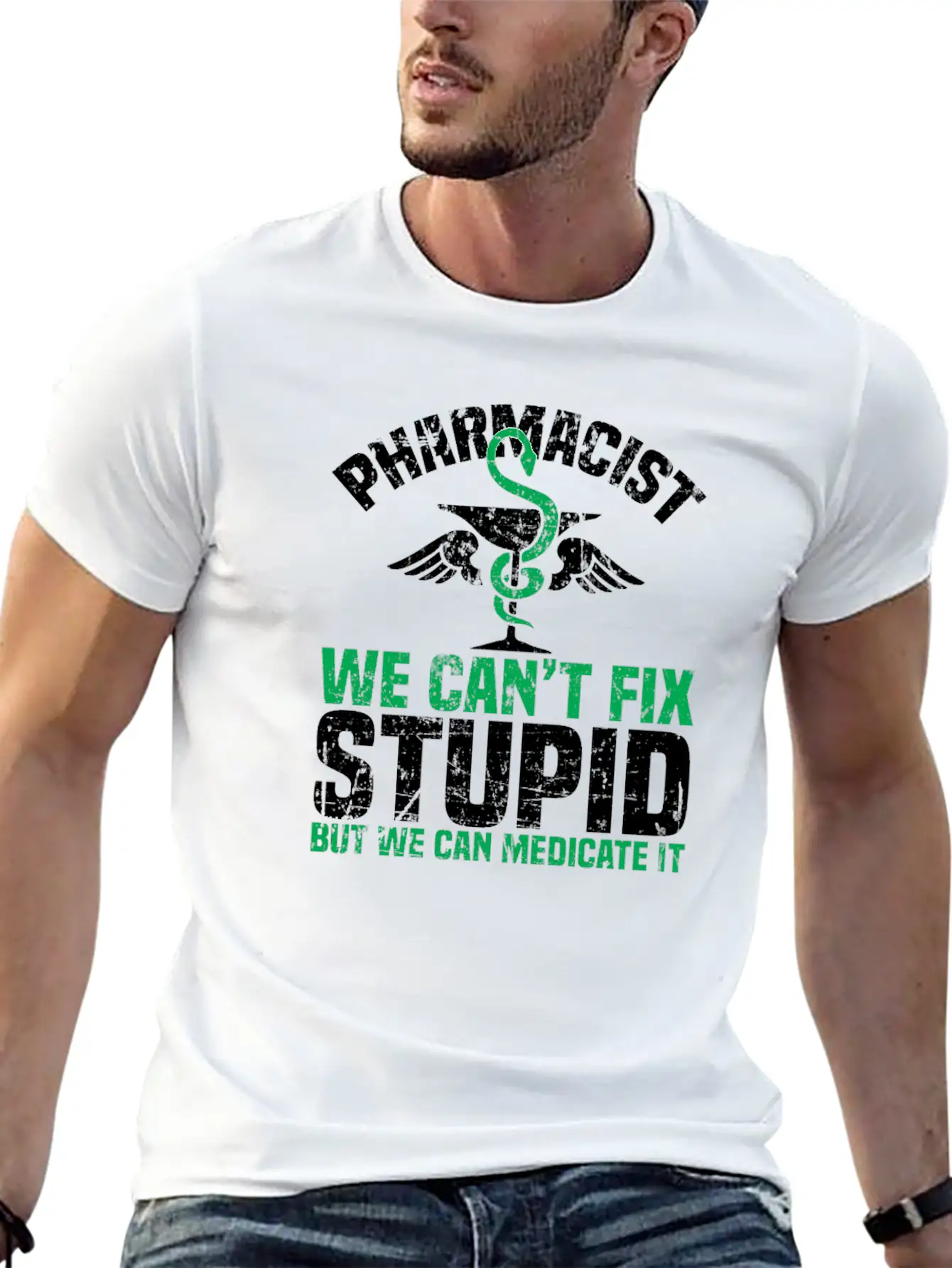 Pharmacy Funny Pharmacist Apparel Modern Fit Casual T-Shirt – Clean And Versatile Design