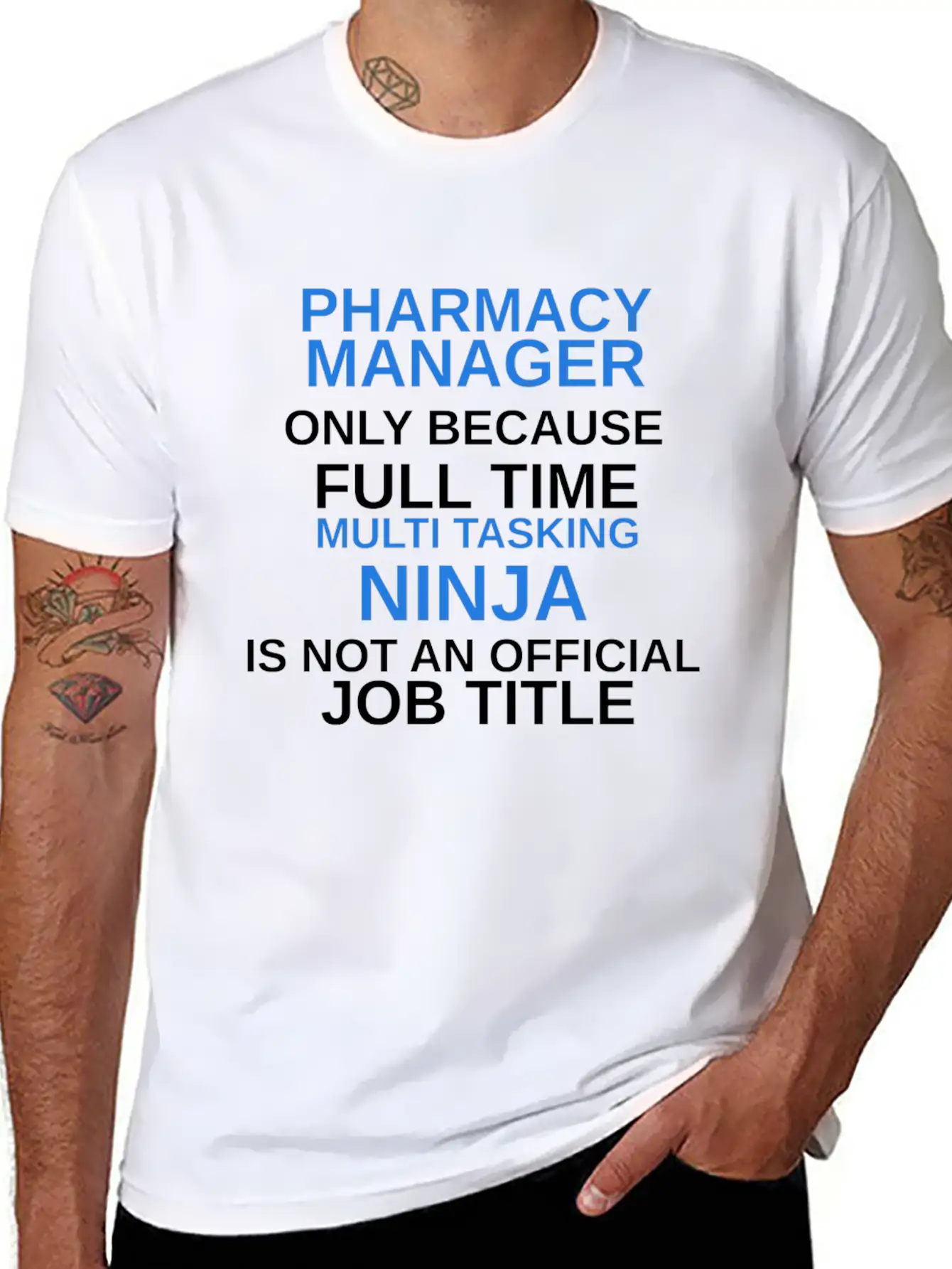 Pharmacy Manager - Pharmacy Manager Only Because Soft Cotton Short Sleeve Tee – Unisex Wardrobe Staple