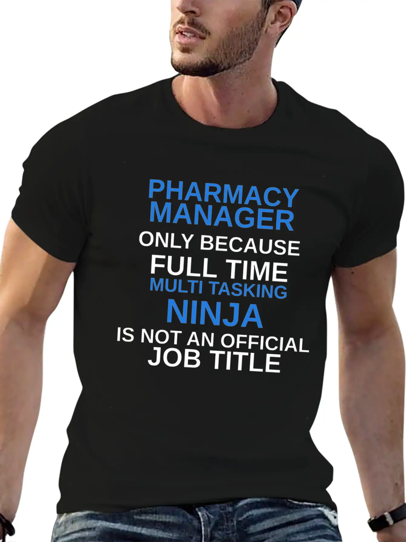 Pharmacy Manager - Pharmacy Manager Only Because Soft Cotton Short Sleeve Tee – Unisex Wardrobe Staple