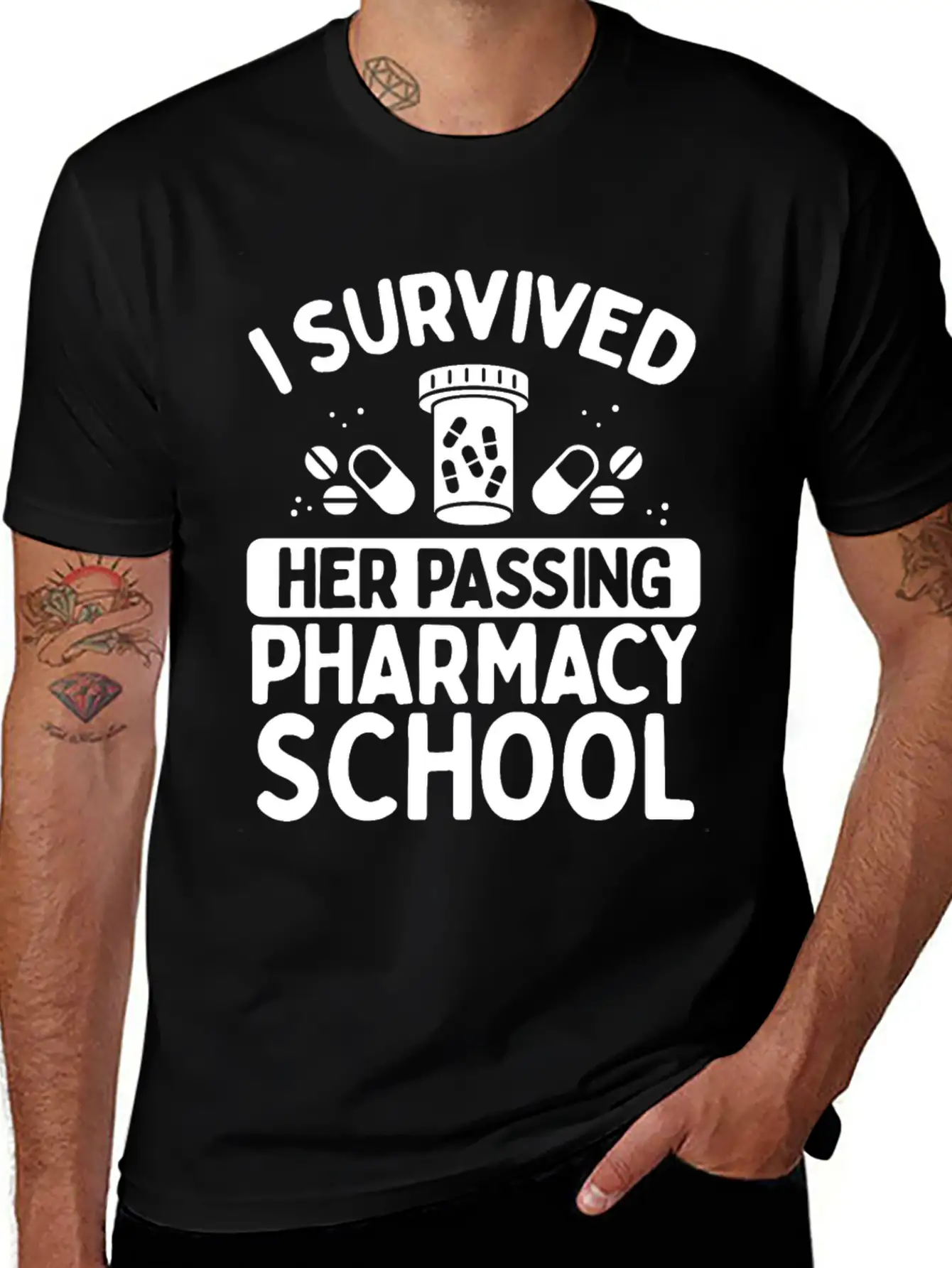 Pharmacy School Gradute Student Must Haves Relaxed Everyday Tee – Lightweight And Durable Cotton
