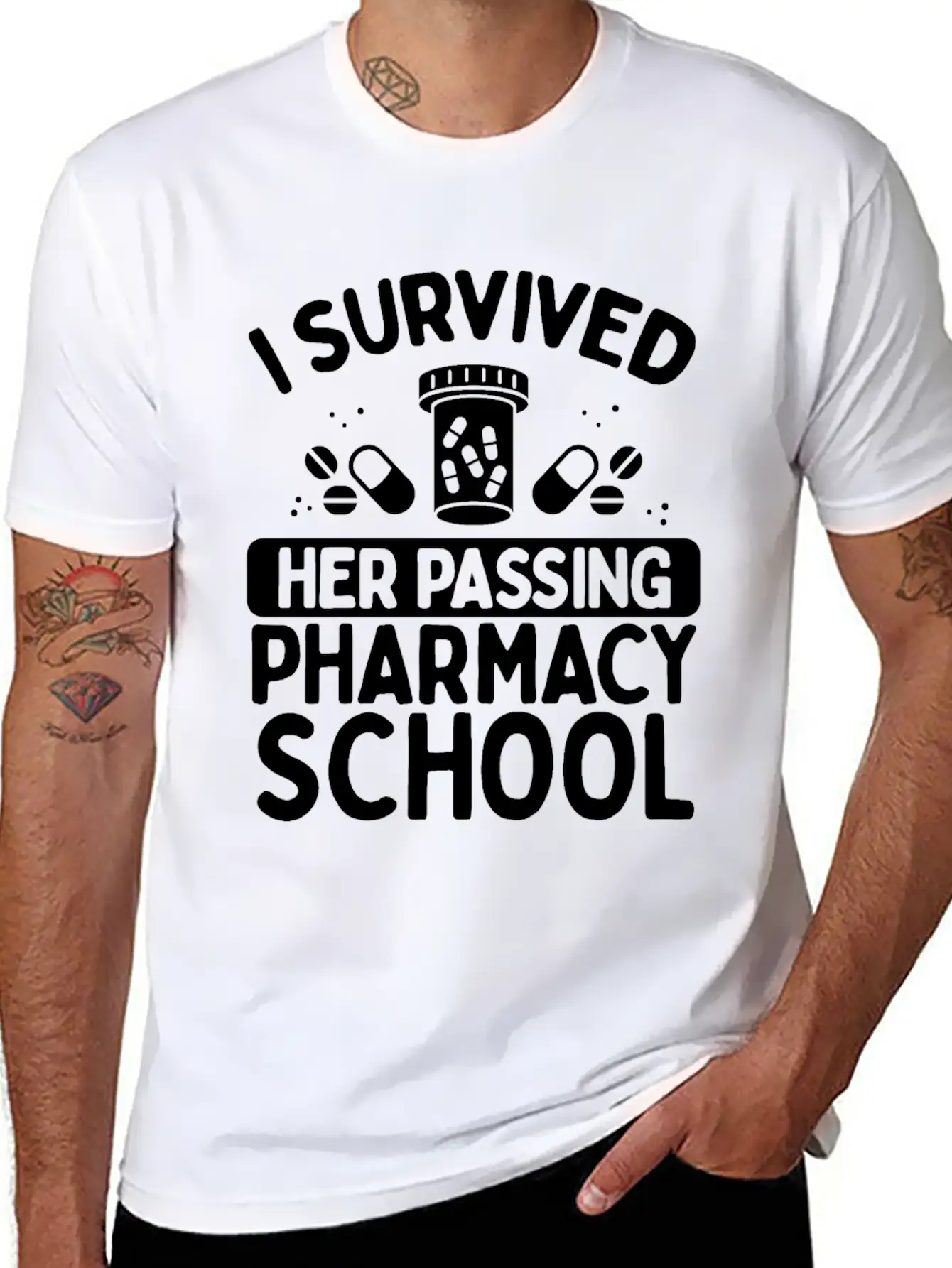 Pharmacy School Gradute Student Must Haves Relaxed Everyday Tee – Lightweight And Durable Cotton