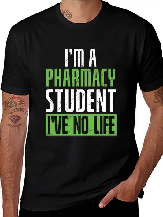 Pharmacy Student No Life Relaxed Everyday Tee – Lightweight And Durable Cotton