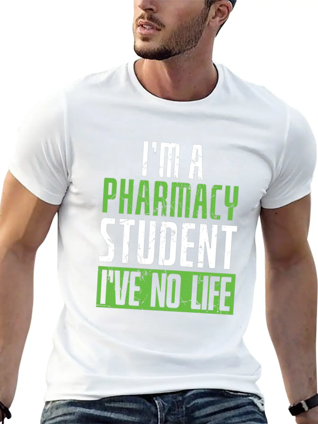 Pharmacy Student No Life Relaxed Everyday Tee – Lightweight And Durable Cotton